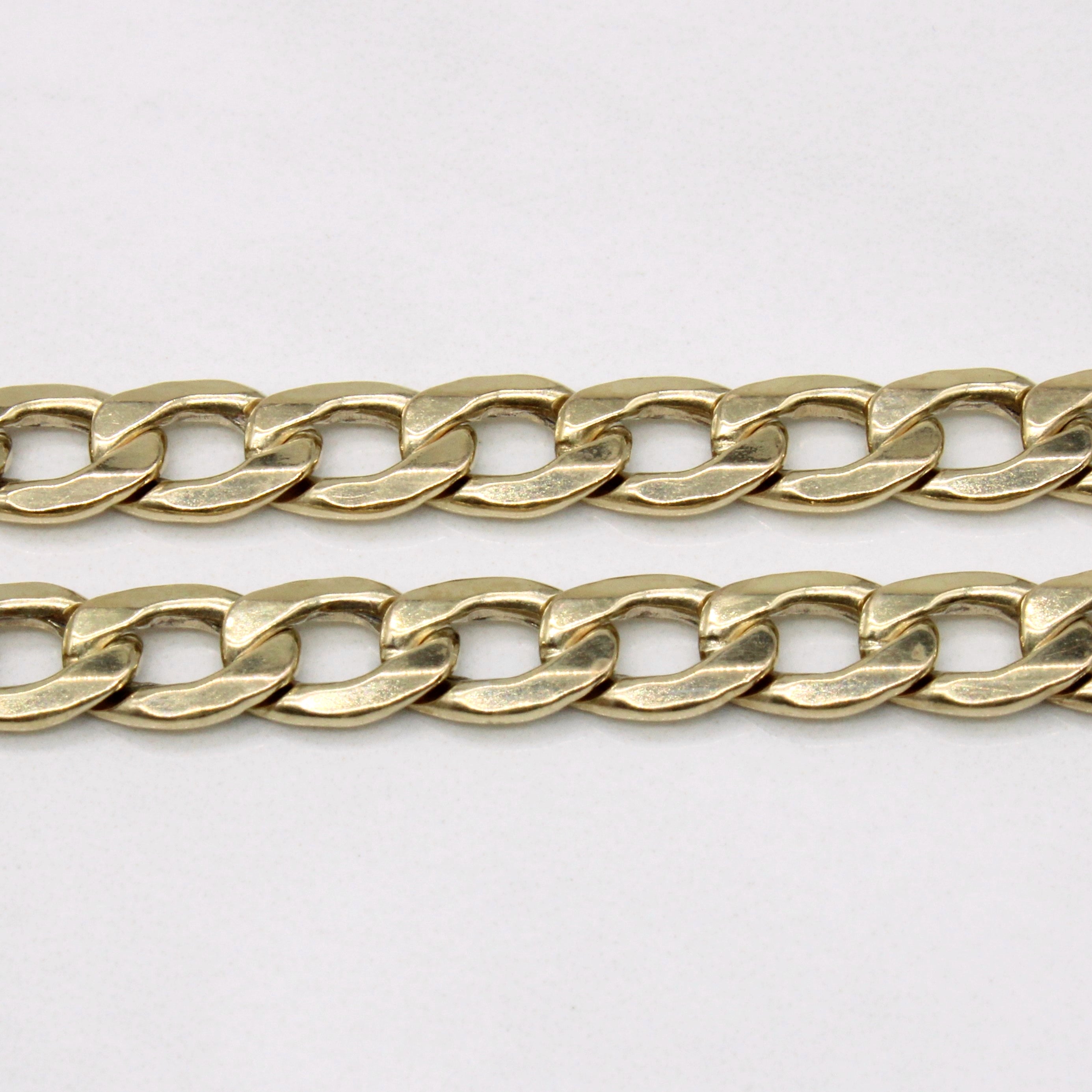 9k Yellow Gold Curb Link Chain | 24" |