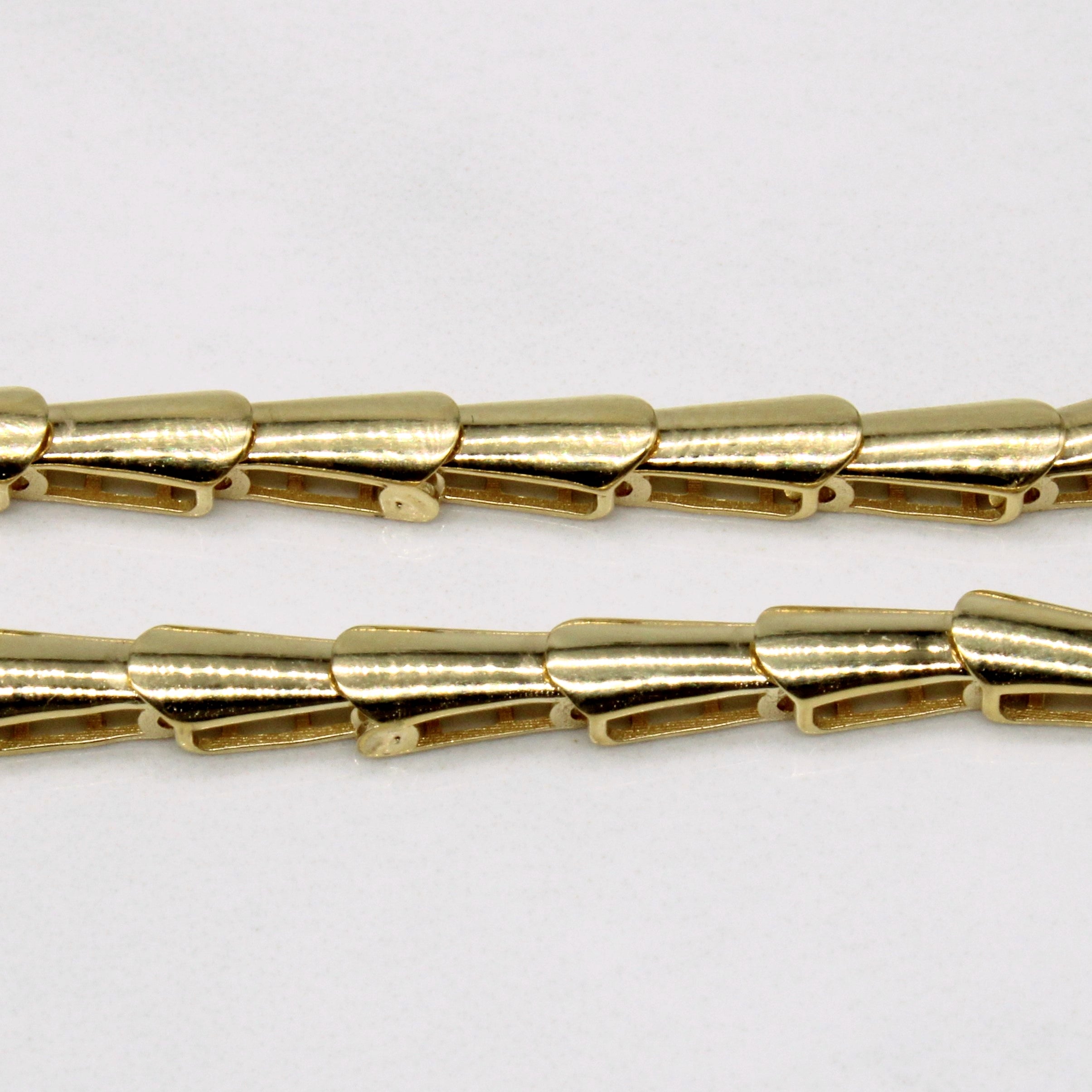 18k Yellow Gold Serpent Necklace | 17" |