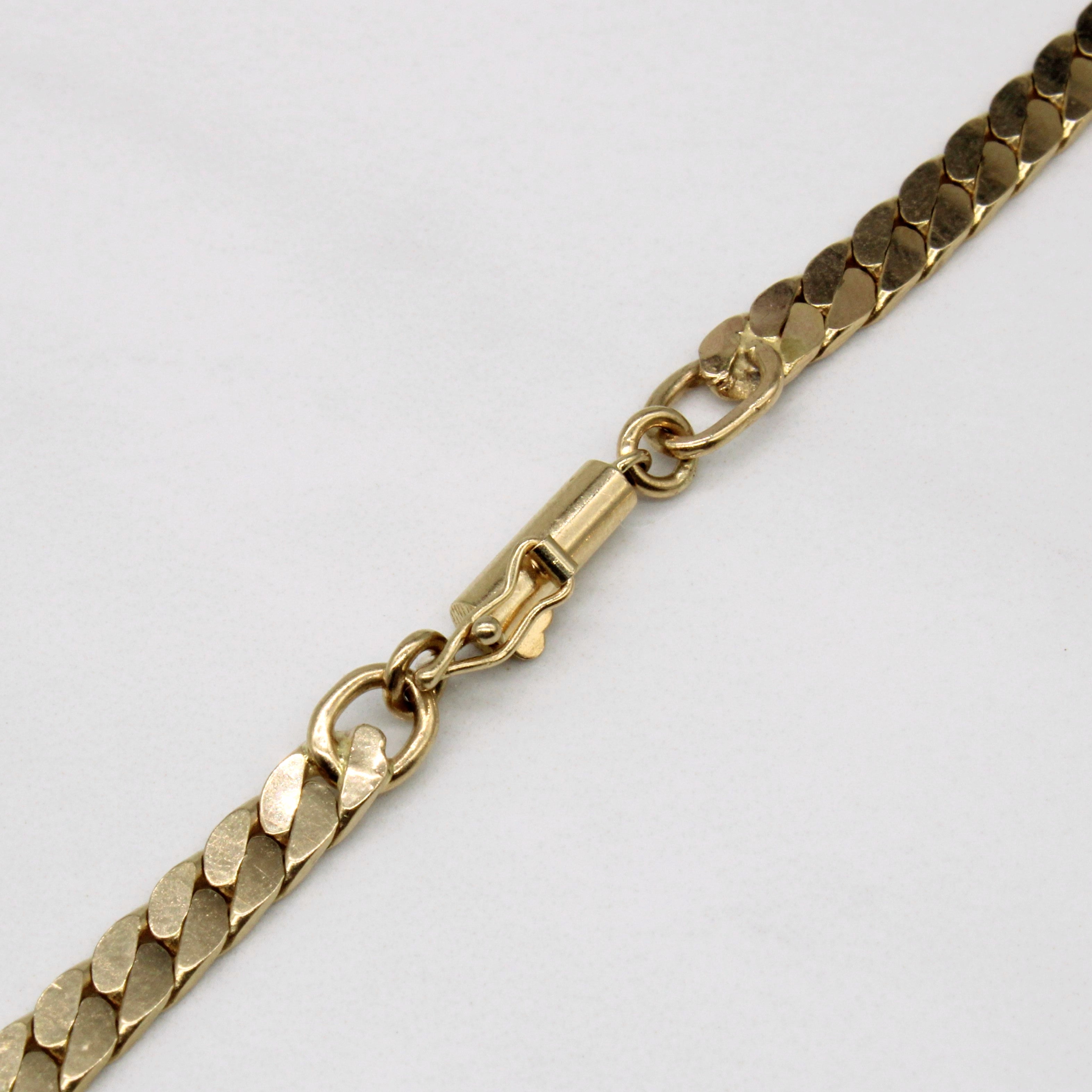 14k Yellow Gold S Link Chain | 16" |