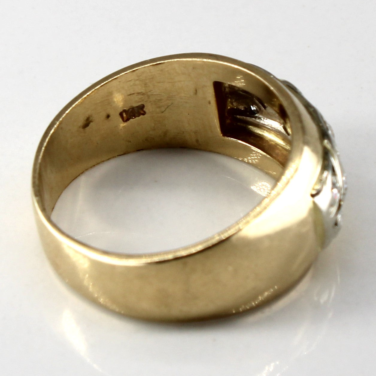 Open Work Diamond Band | 0.16ctw |SZ 7.25 |