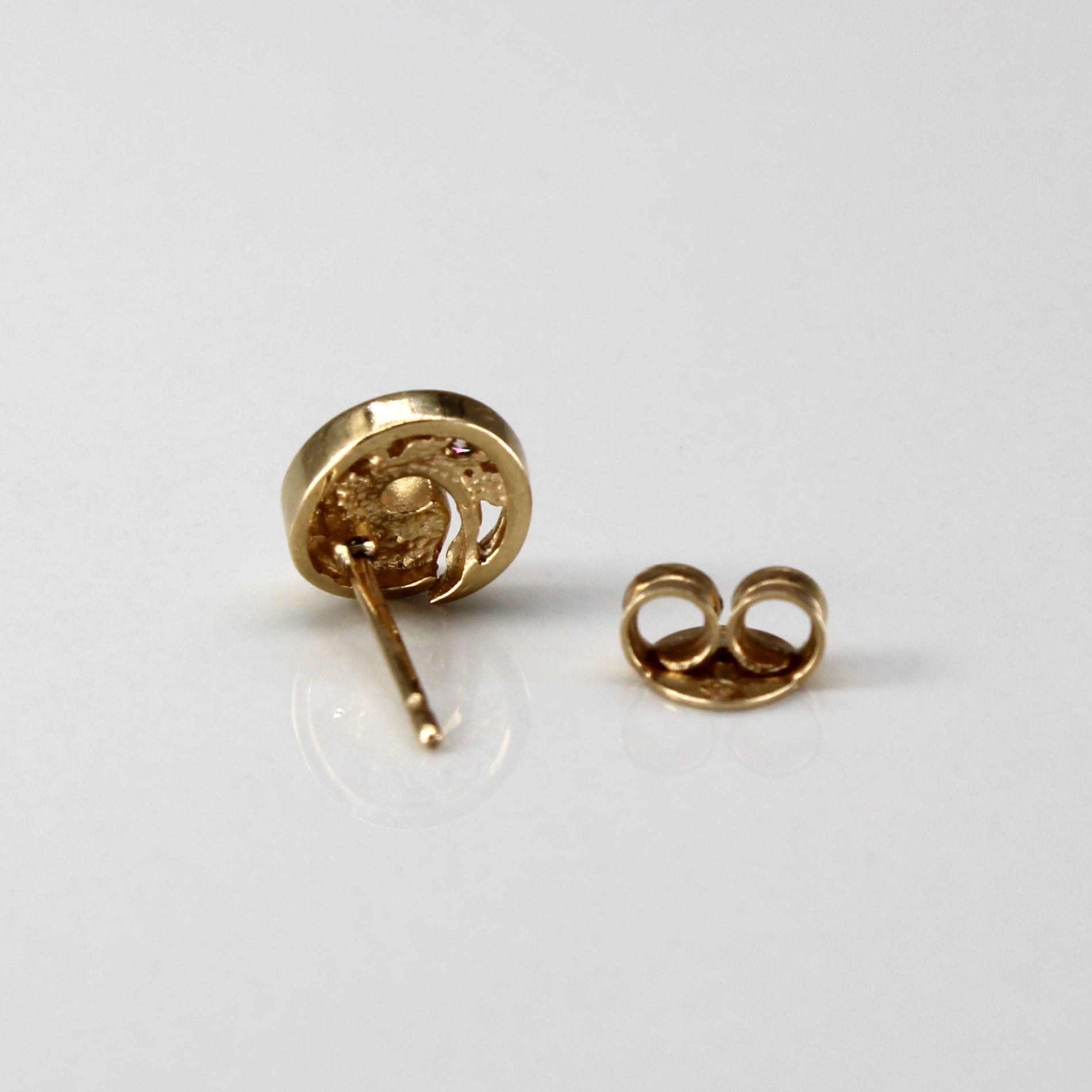 Channel Diamond Stud Earrings | 0.17ctw |