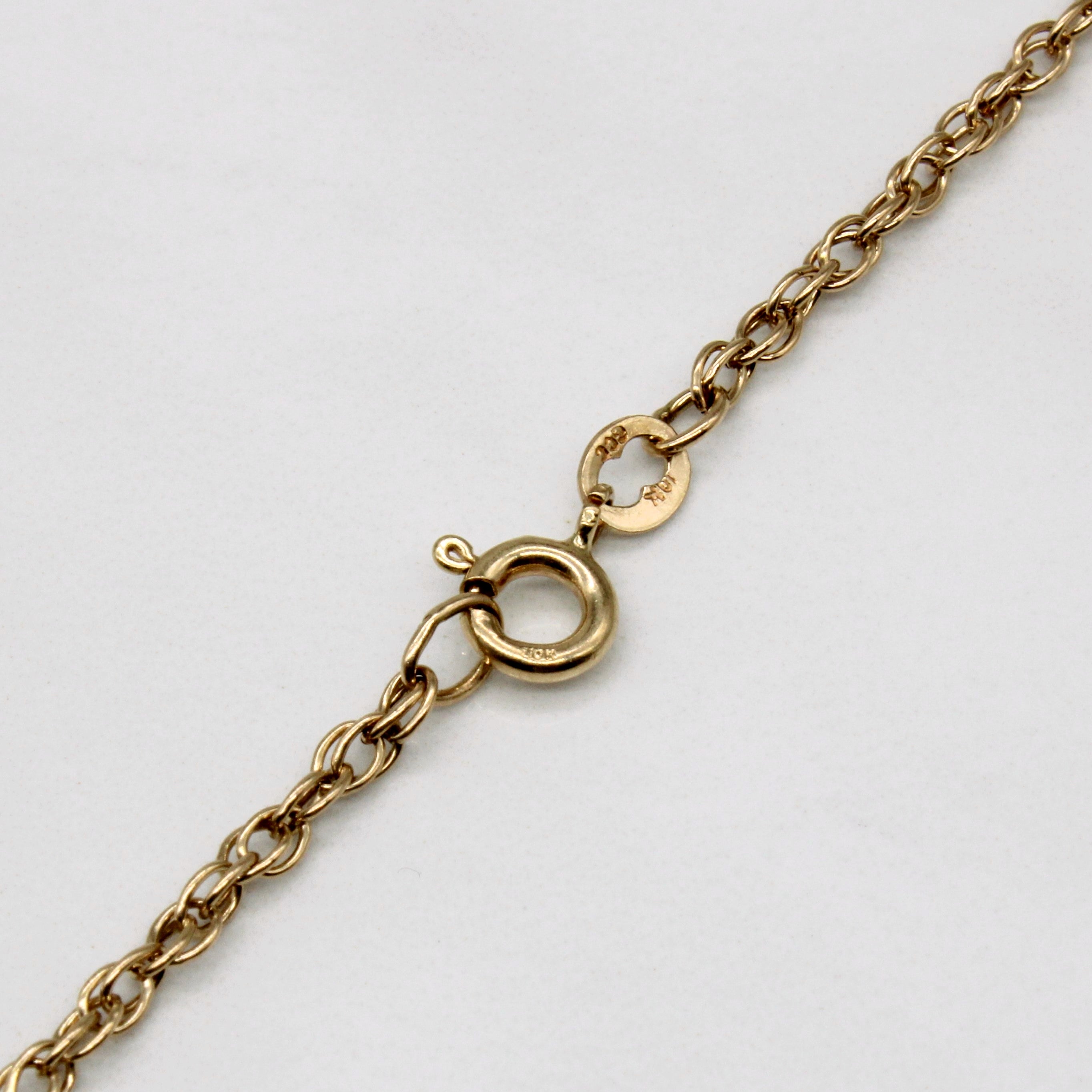 10k Yellow Gold Rope Chain | 20" |