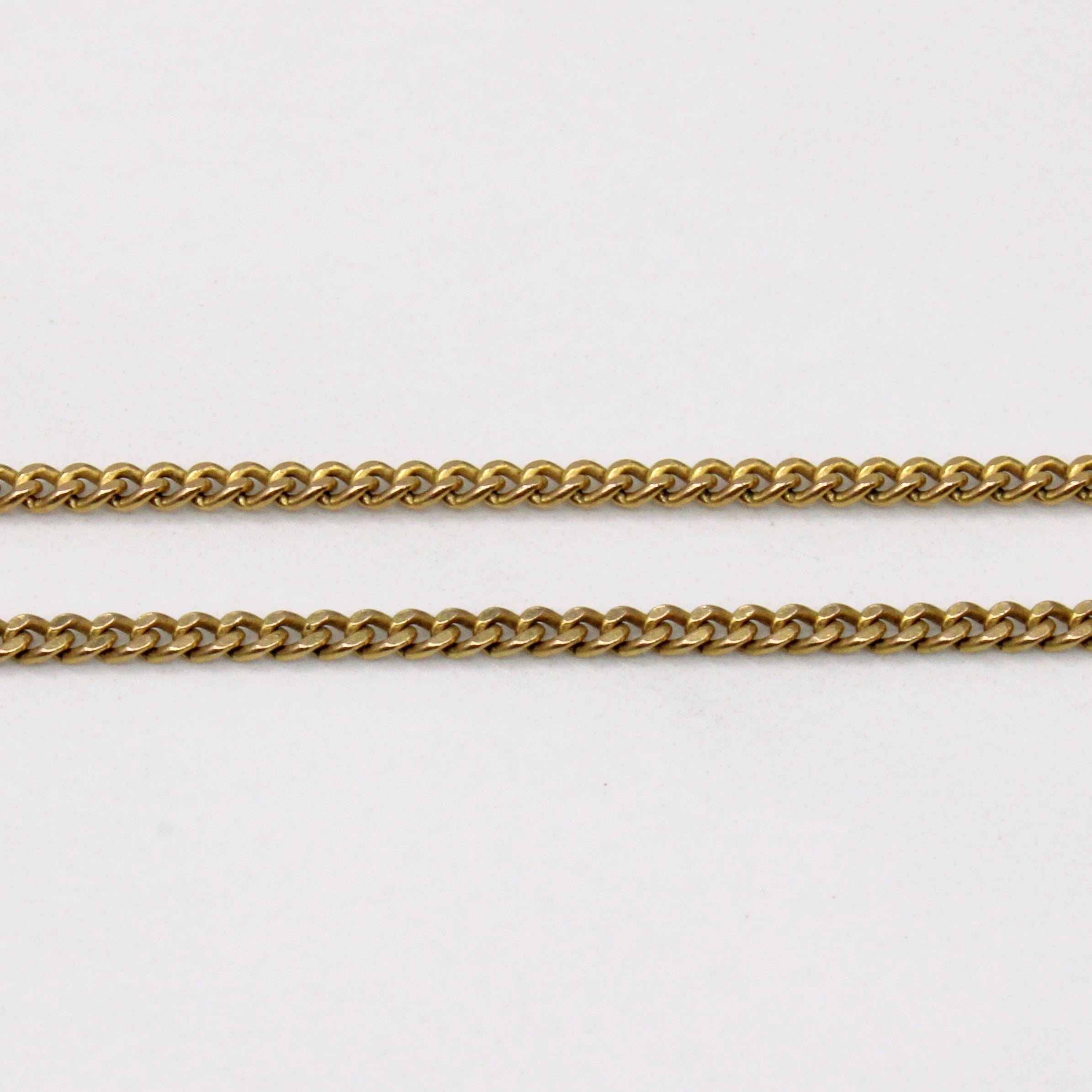 10k Yellow Gold Cuban Link Chain | 18" |