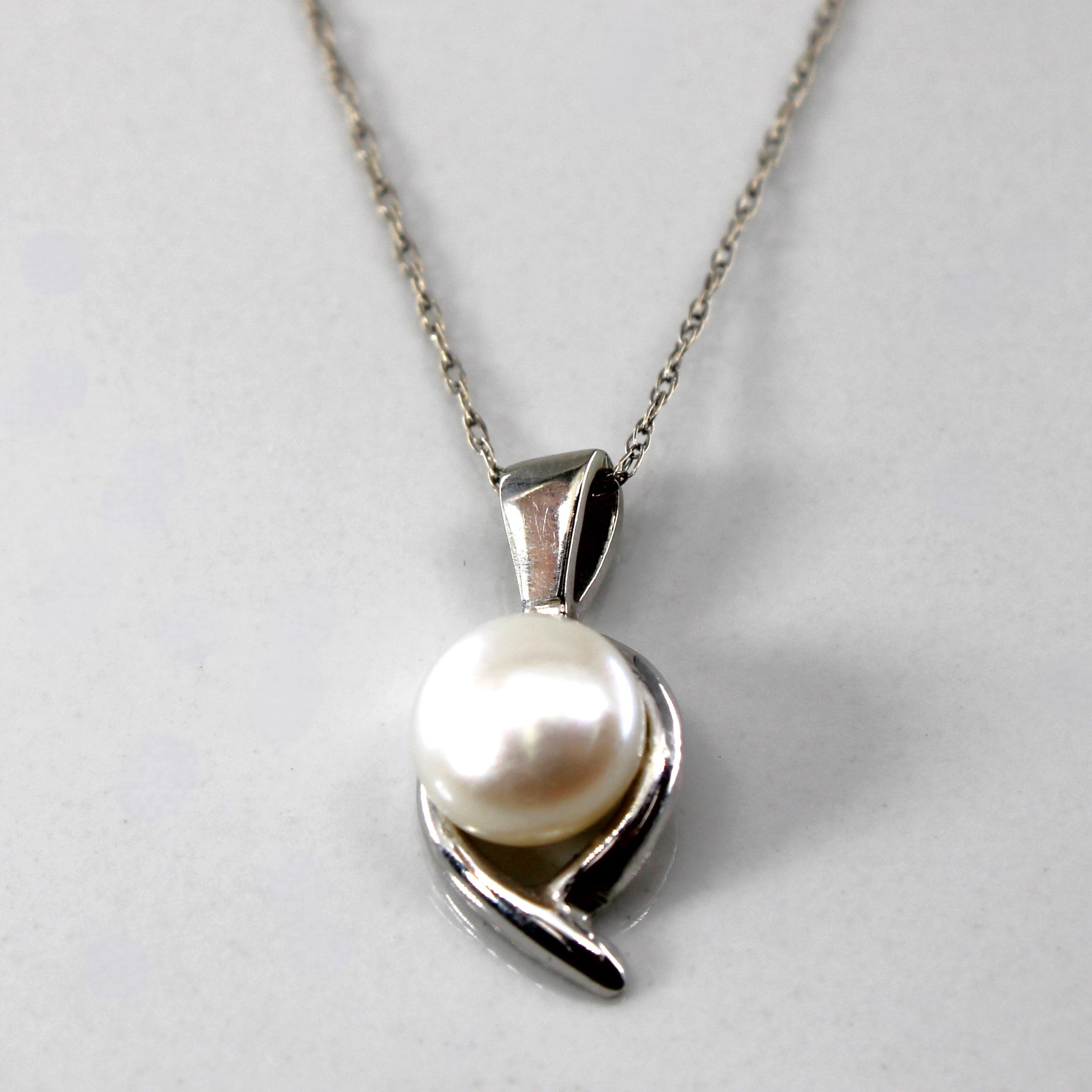 Collier pendentif perle | 18" |