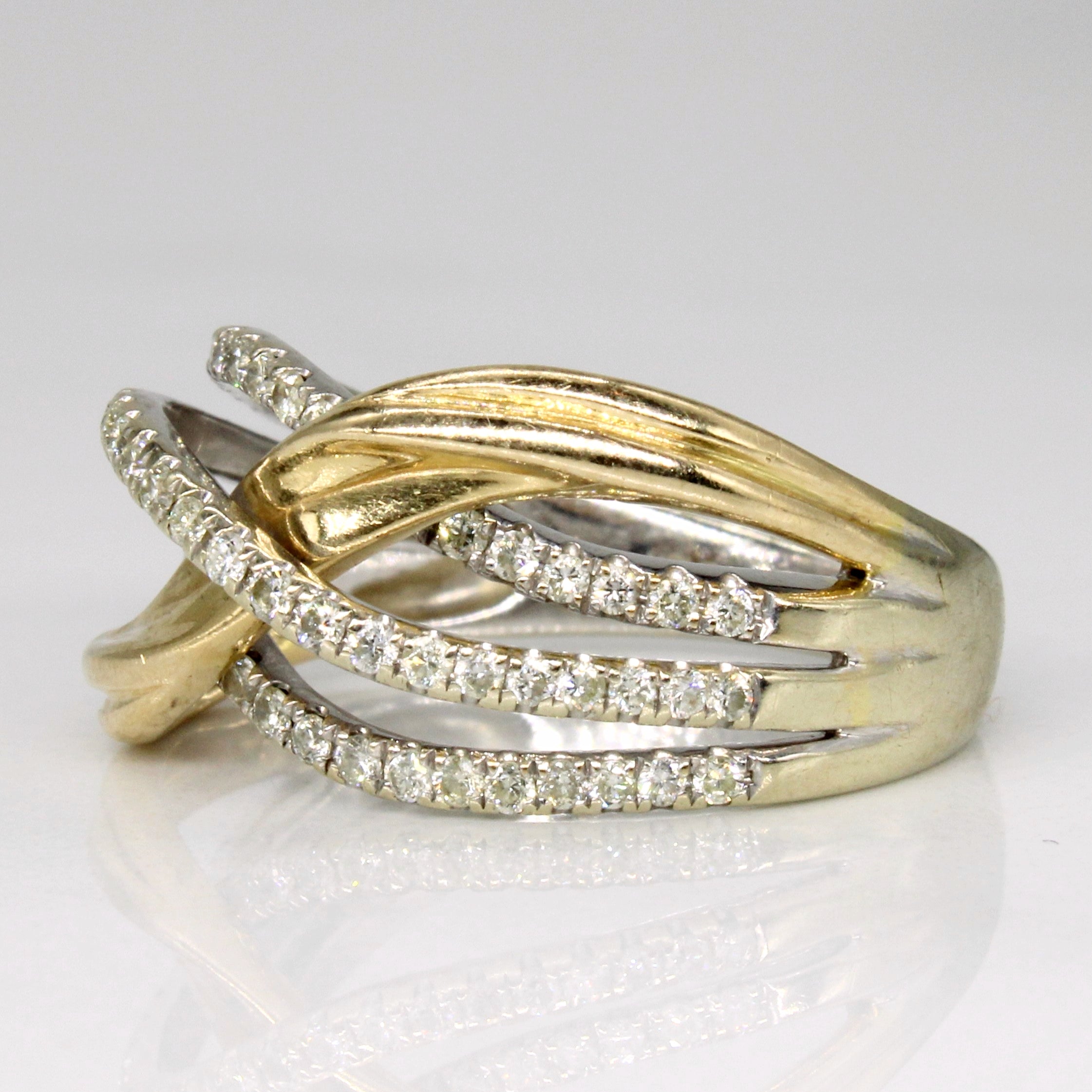 Diamond Waterfall Ring | 0.28ctw | SZ 6.5 |