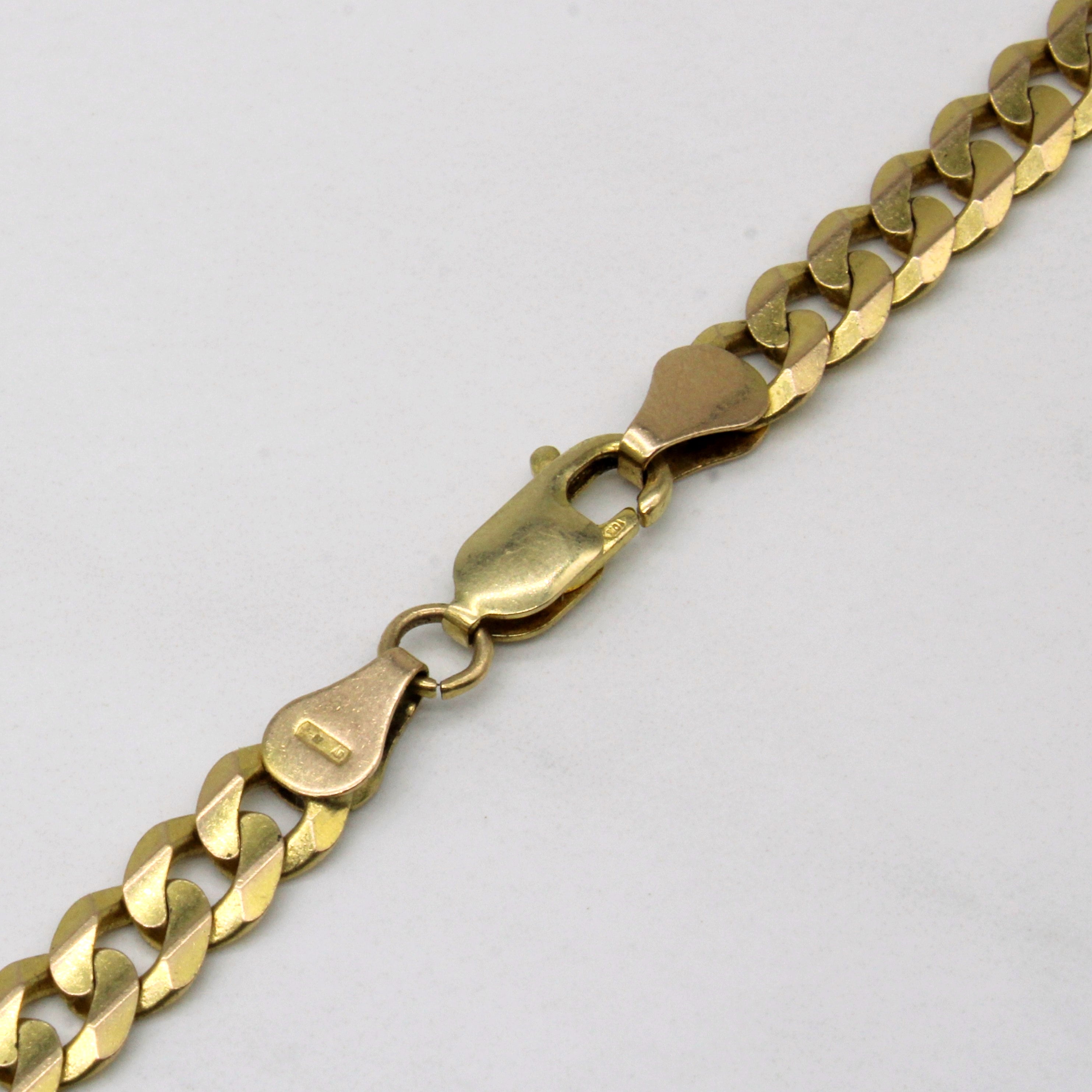 10k Yellow Gold Cuban Link Chain | 22" |
