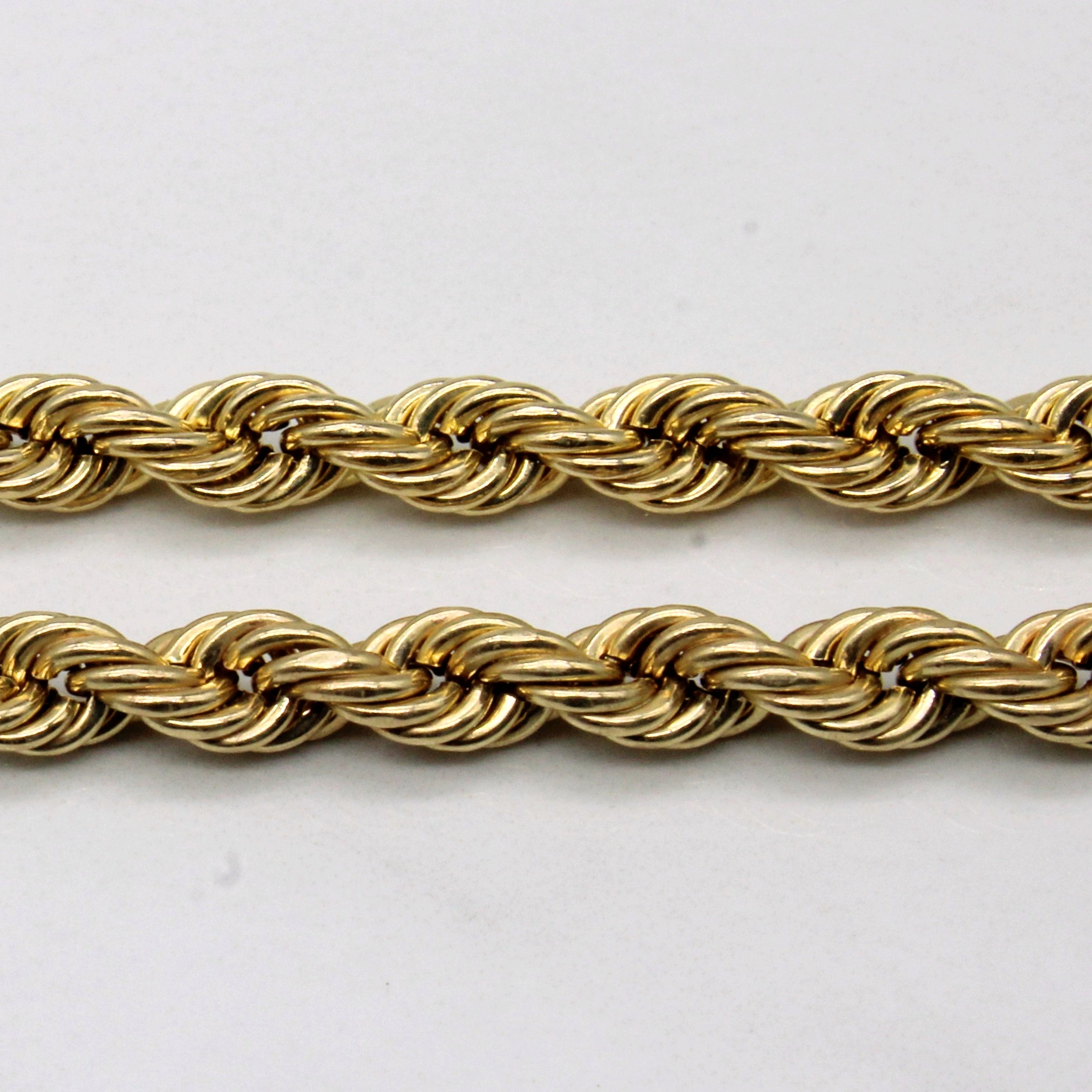 10k Yellow Gold Rope Chain | 24" |
