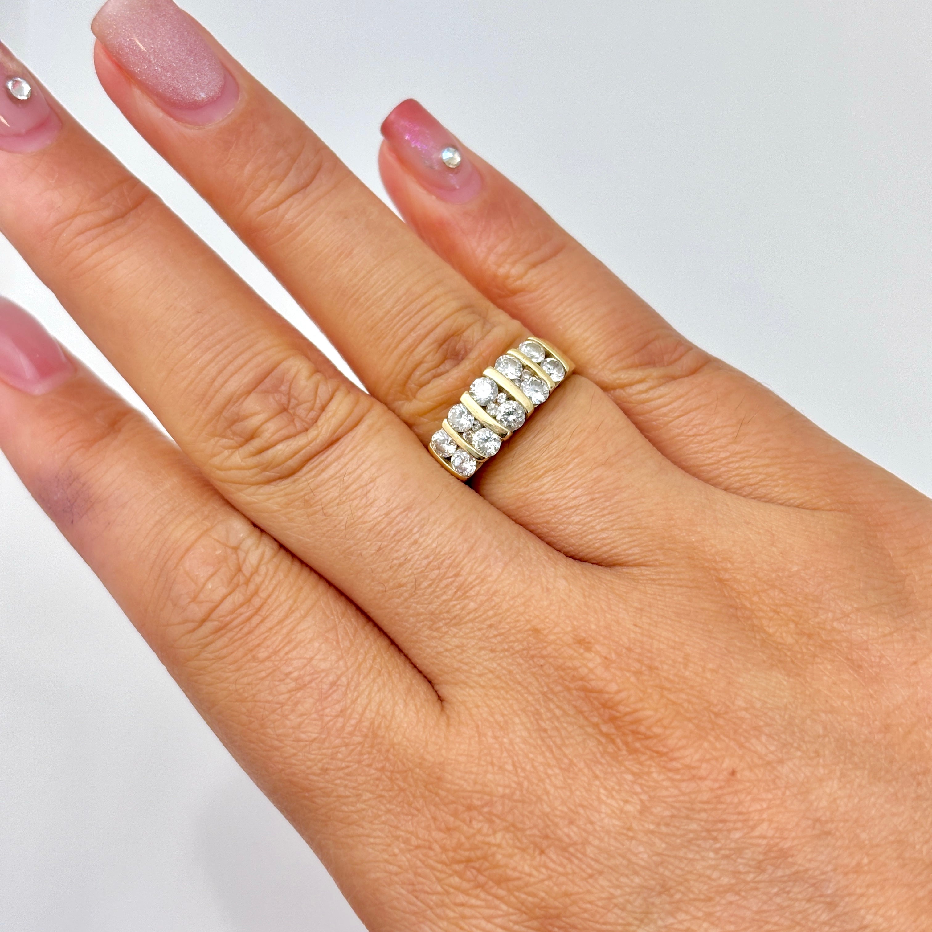 14k Yellow Gold Diamond Ring | 1.01ctw | SZ 5.5