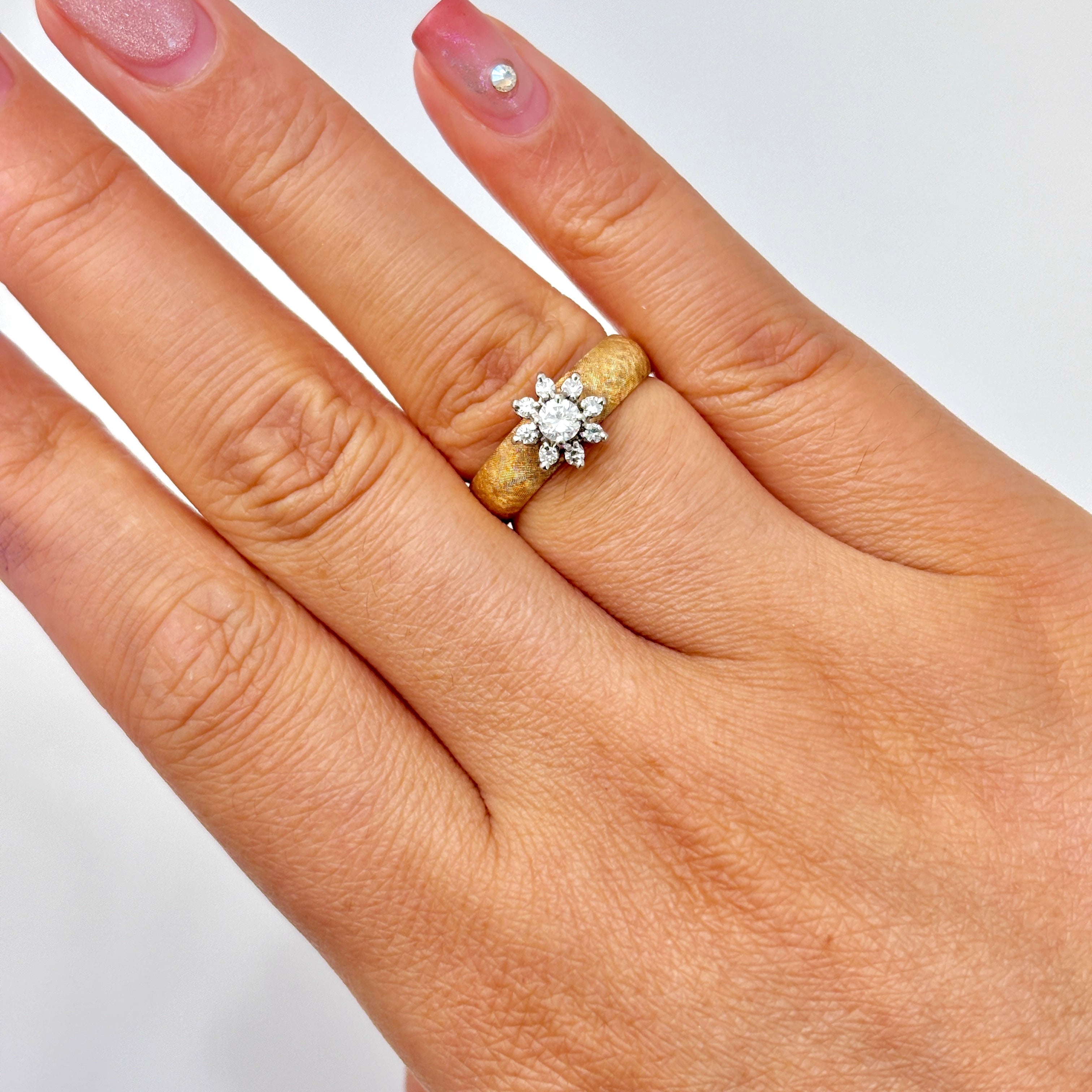 14k Yellow Gold Diamond Ring | 0.27ctw | SZ 6