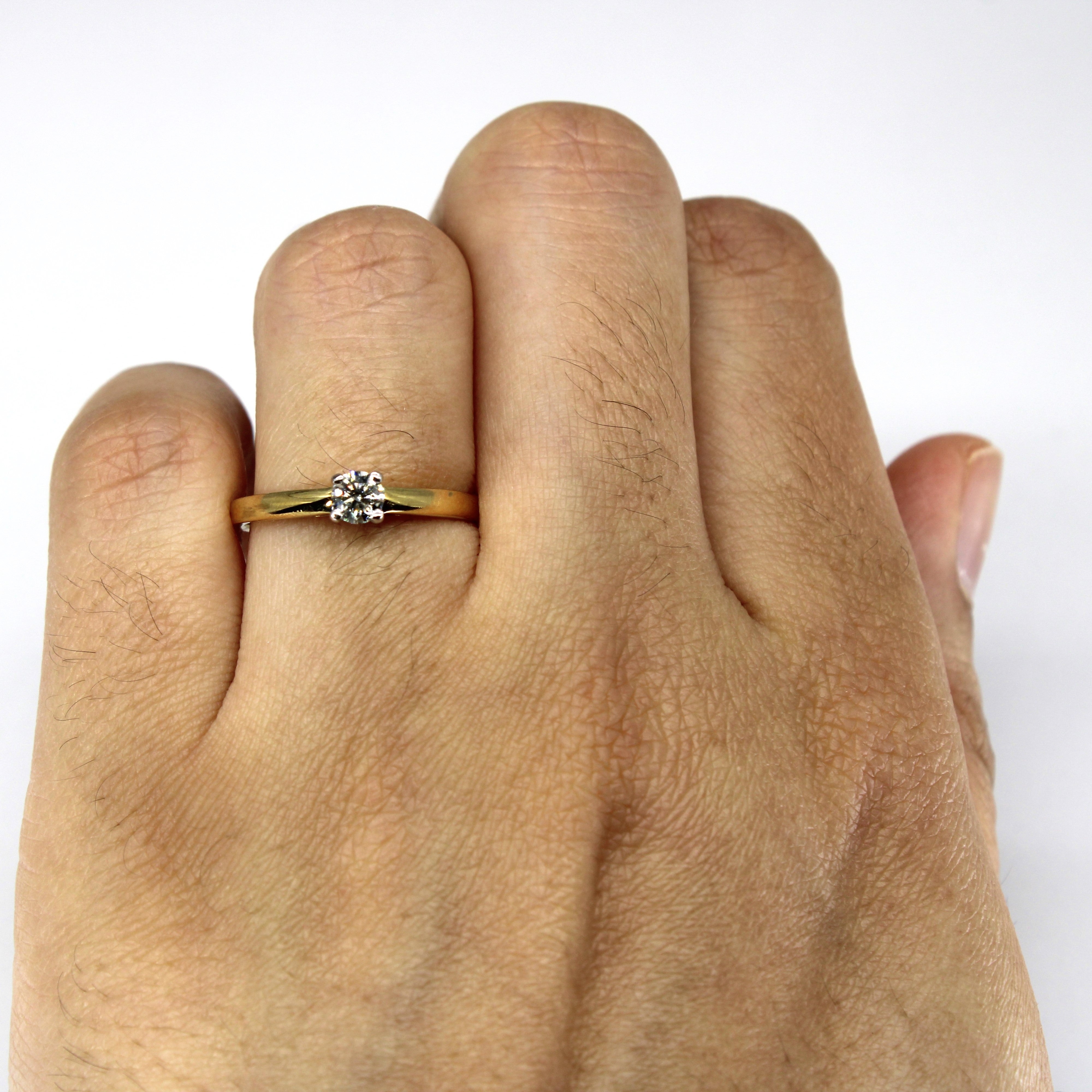 Solitaire Diamond Ring | 0.22ct | SZ 6.25 |