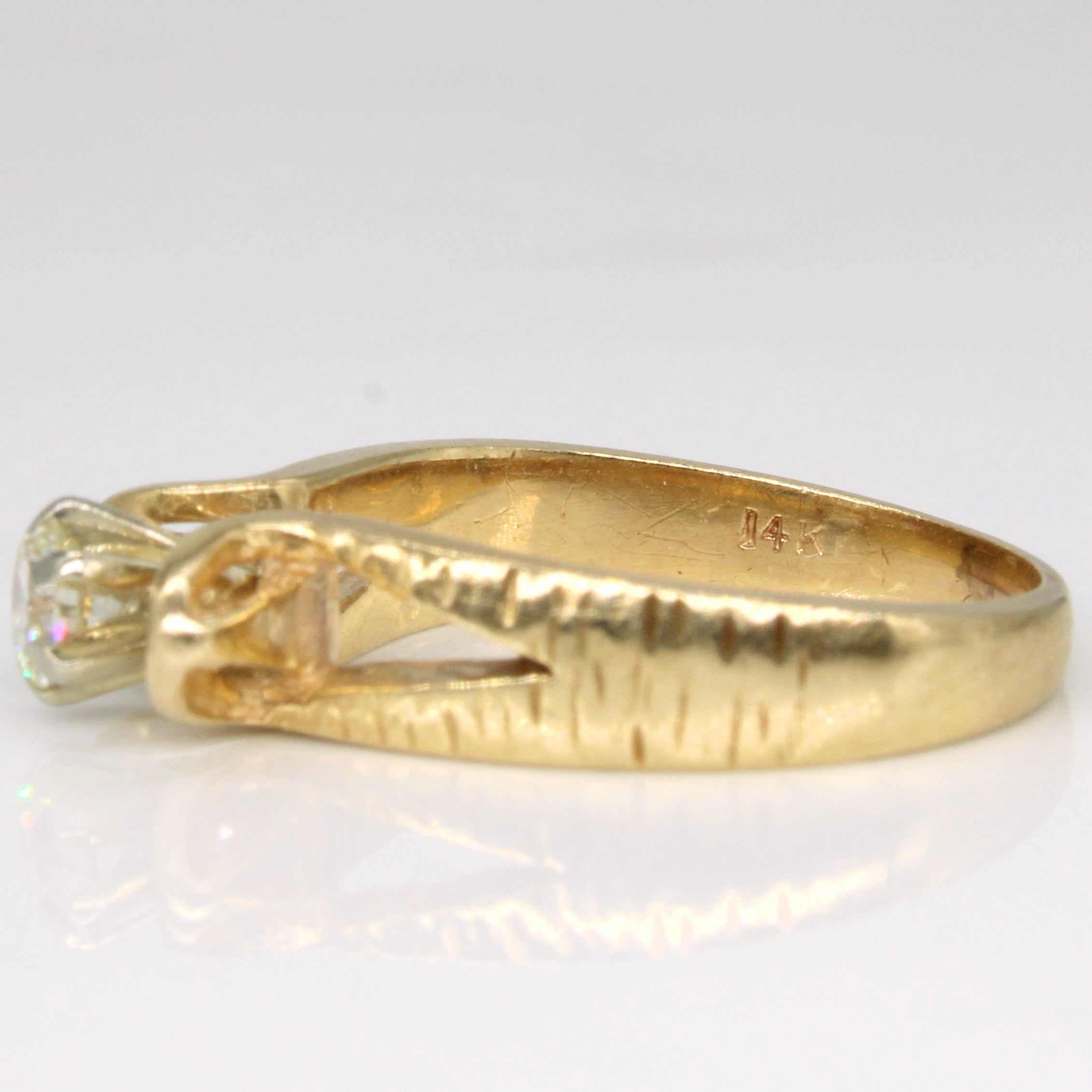 High Set Diamond Ring | 0.20ct | SZ 4.5 |