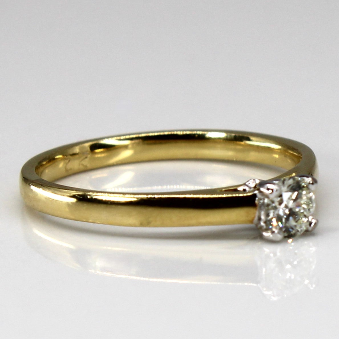 Solitaire Diamond Ring | 0.22ct | SZ 6.25 |