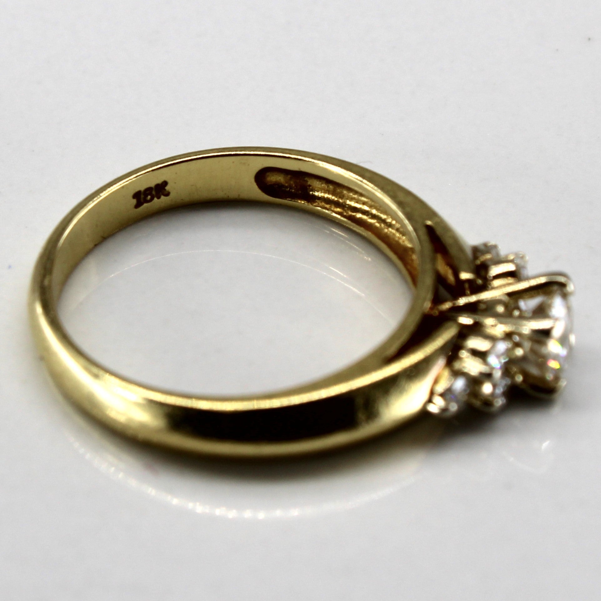 High Set Cluster Diamond Ring | 0.54ctw | SZ 6.25 |
