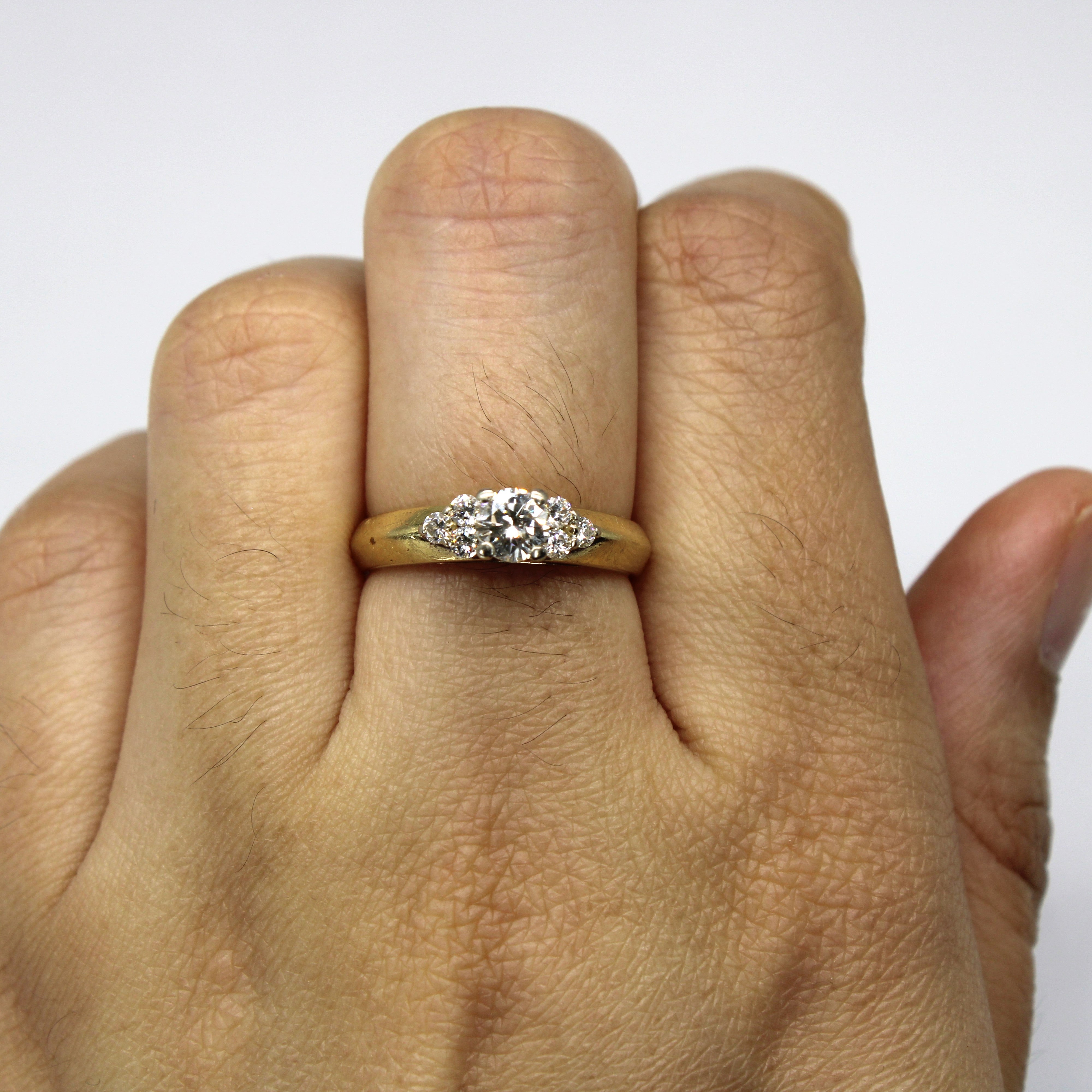 High Set Cluster Diamond Ring | 0.54ctw | SZ 6.25 |