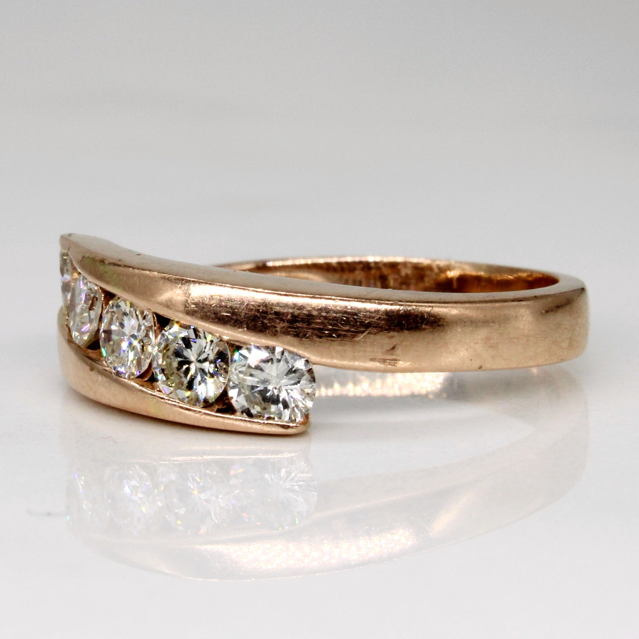 Diamond Waterfall Ring | 0.75ctw | SZ 6 |