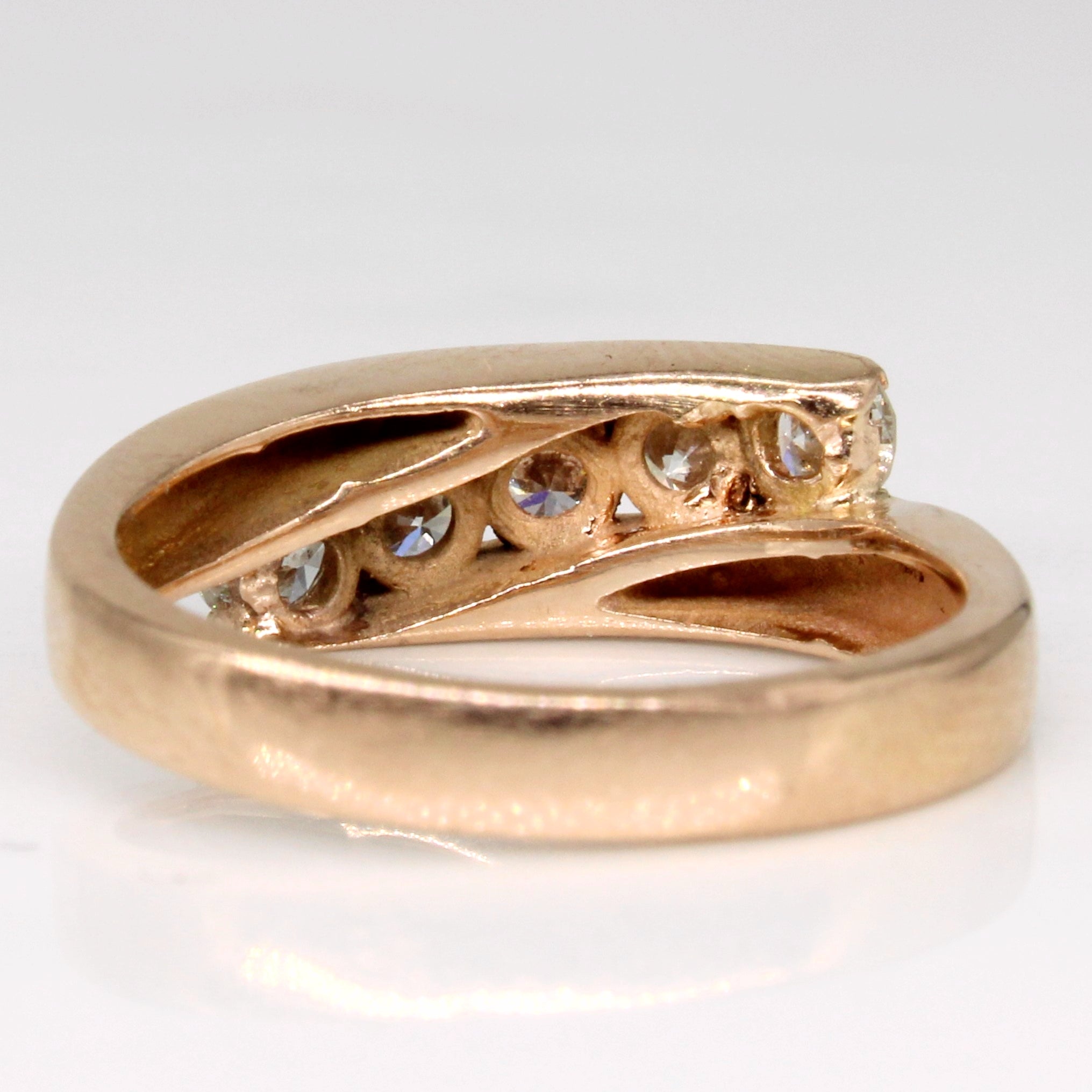 Diamond Waterfall Ring | 0.75ctw | SZ 6 |