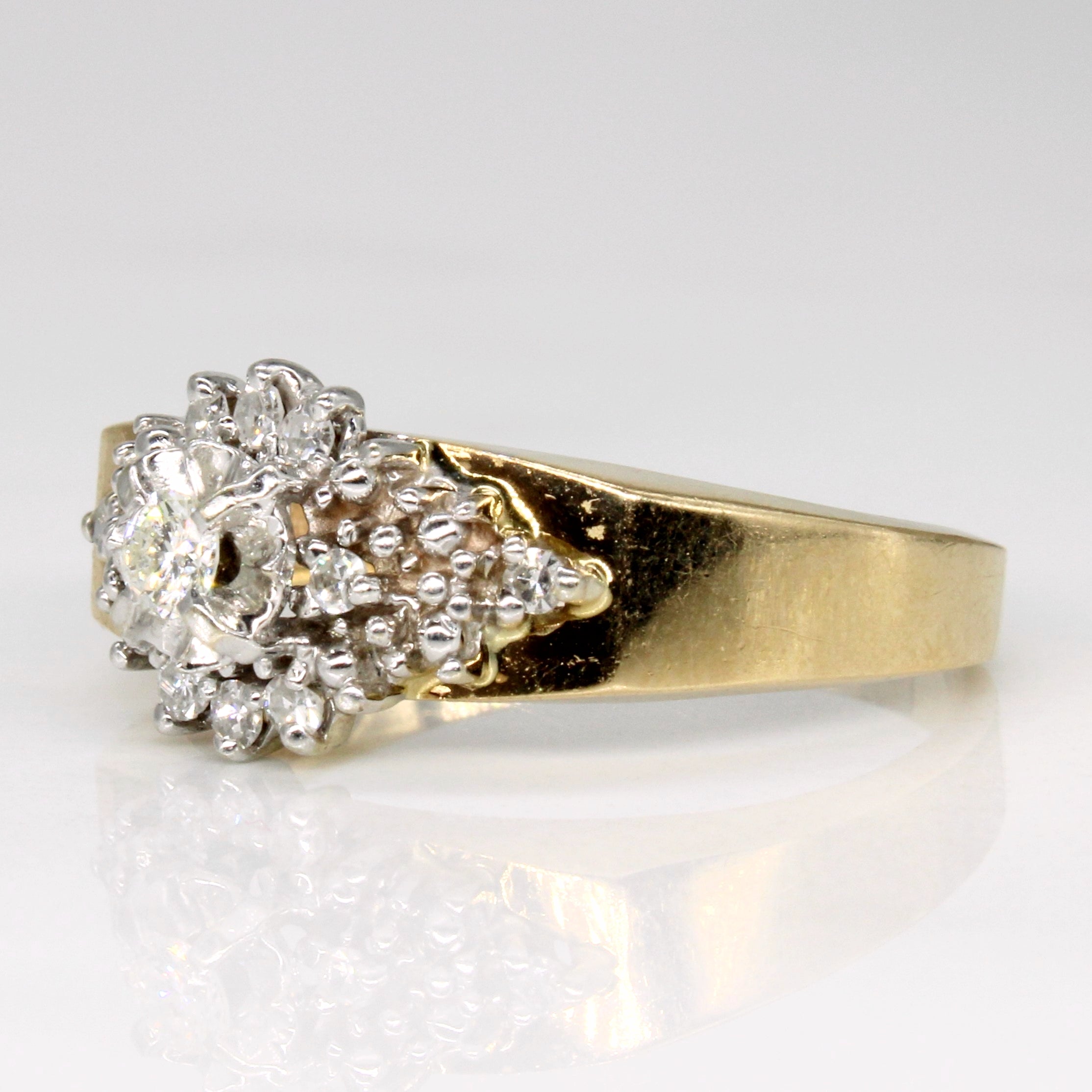 Diamond Cocktail Ring | 0.19ctw | SZ 8.5 |