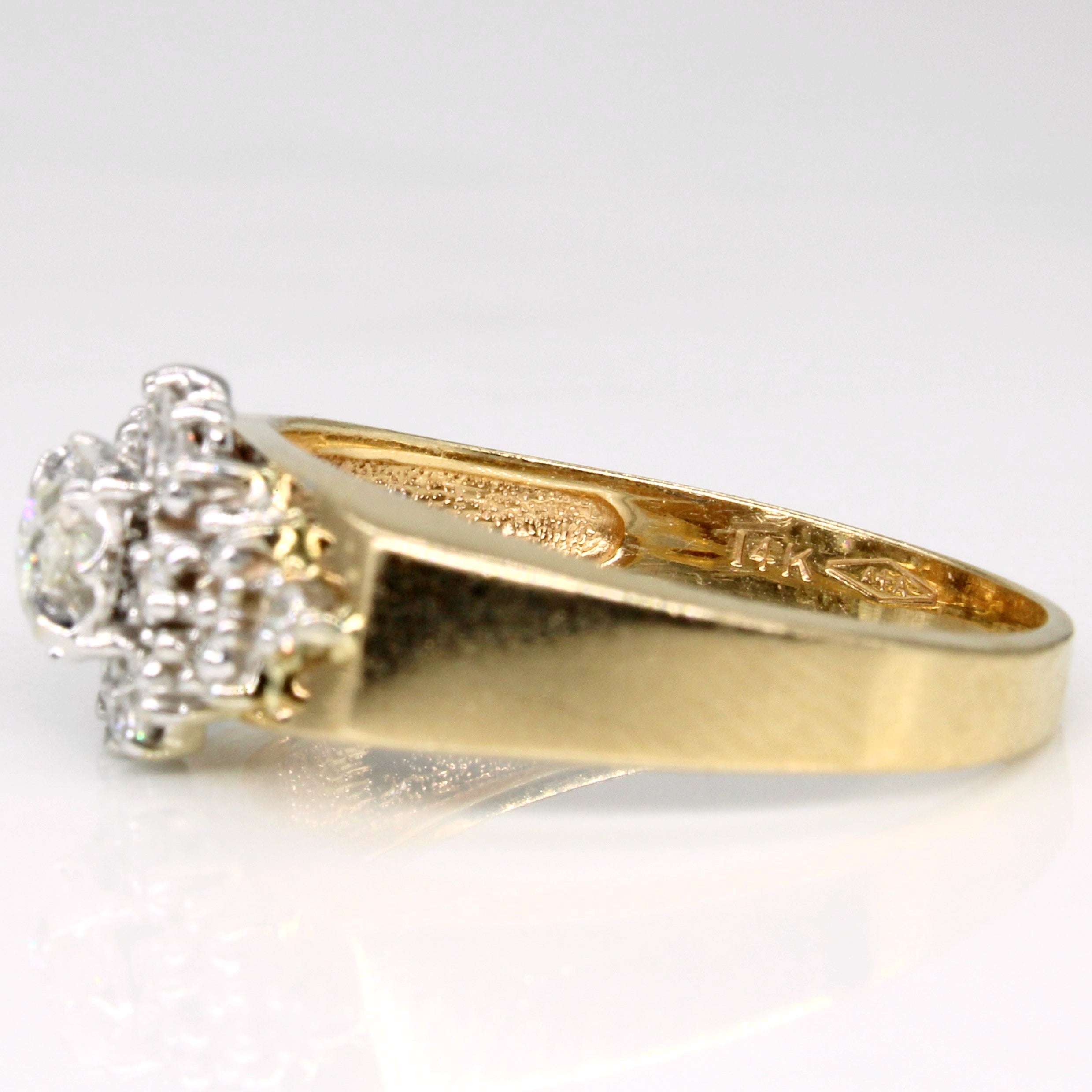 Diamond Cocktail Ring | 0.19ctw | SZ 8.5 |