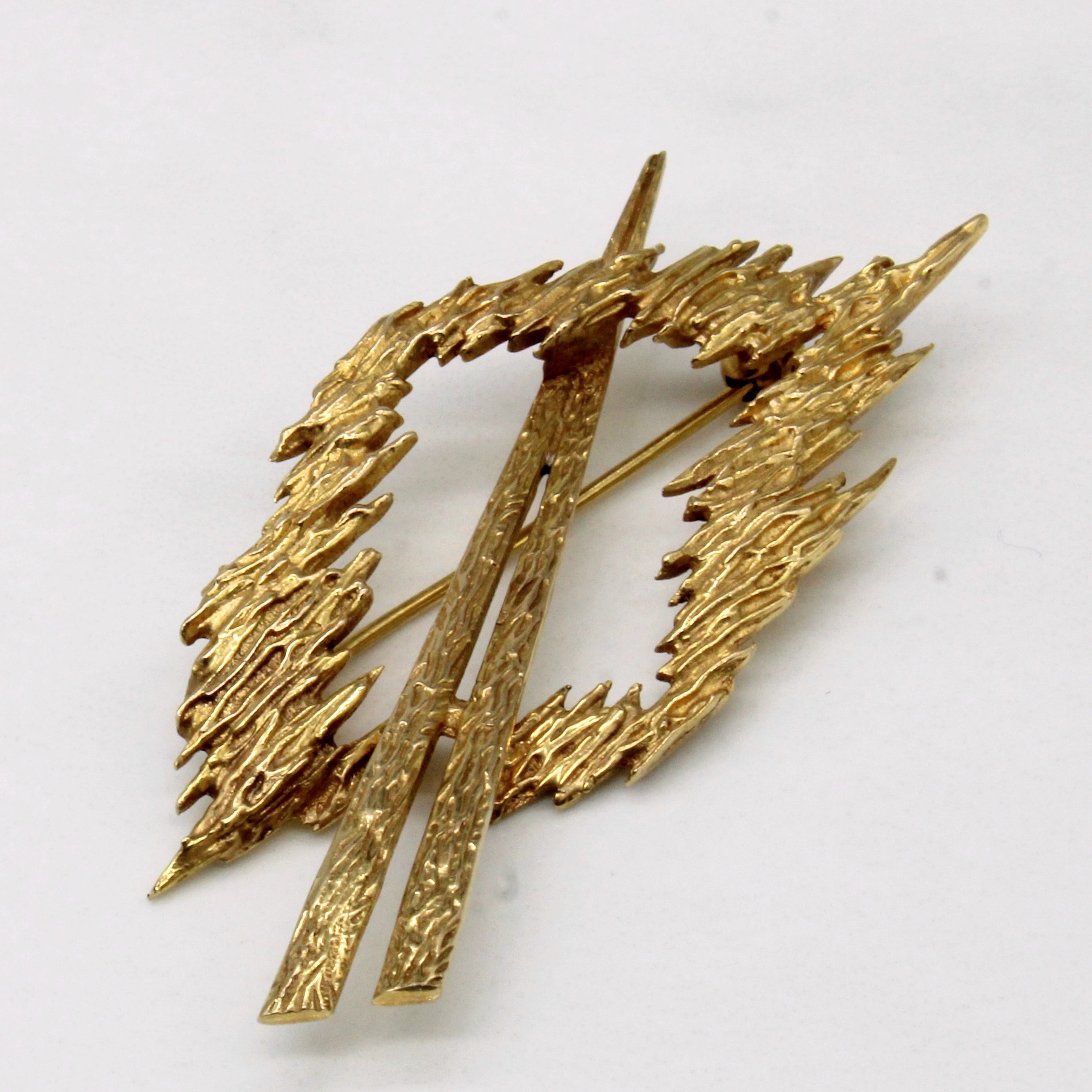 9k Yellow Gold Brooch