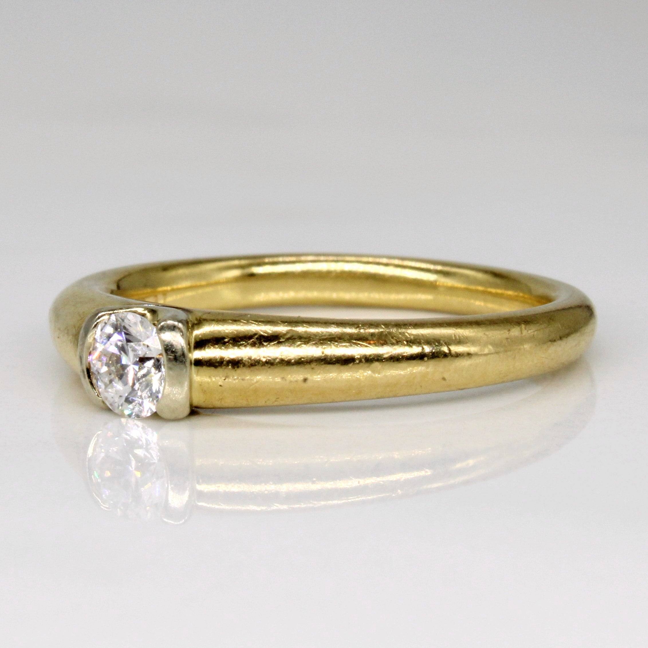 'Birks' Diamond & Hidden Synthetic Sapphire Ring | 0.27ct, 0.01ct | SZ 7.75 |
