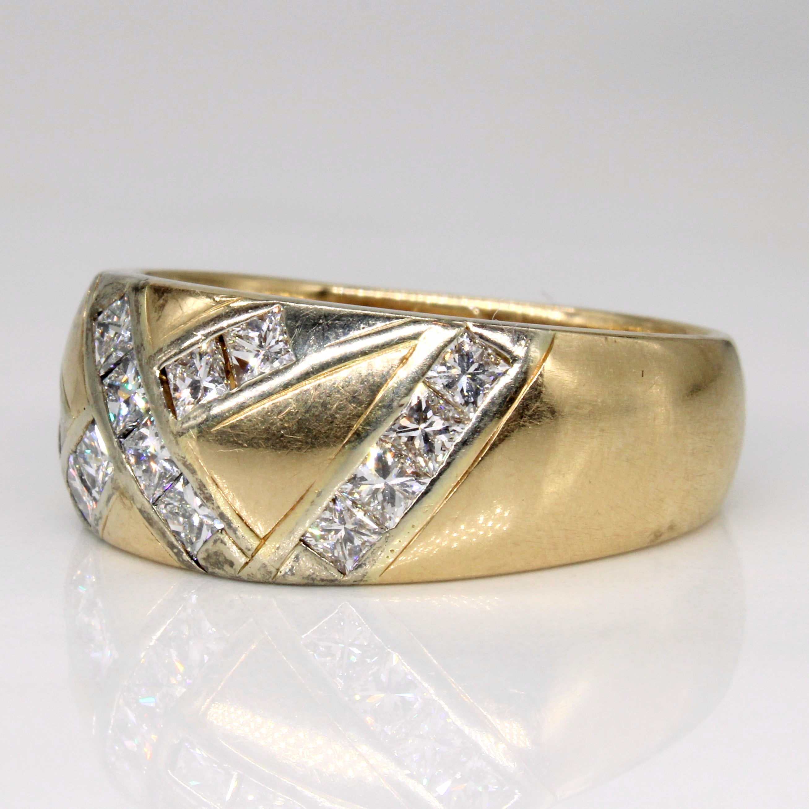 Princess Cut Diamond Ring | 1.20ctw | SZ 11 |