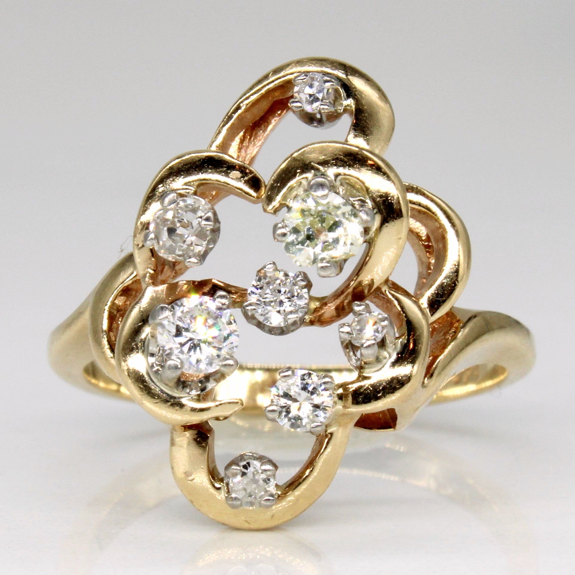 Diamond Cocktail Ring | 0.28ctw | SZ 5.5 |
