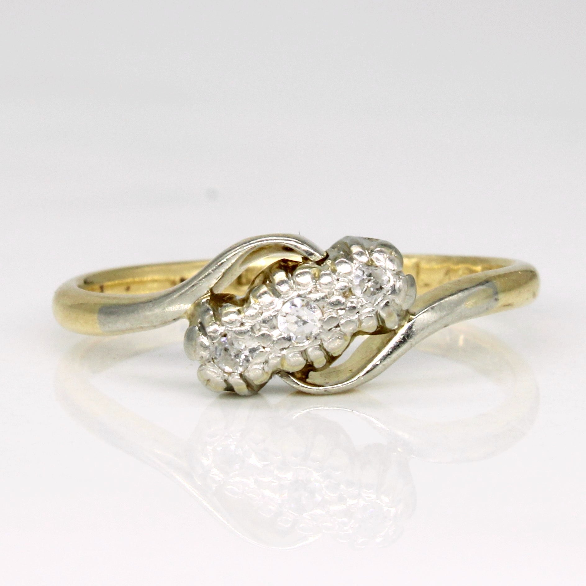 Diamond Waterfall Ring | 0.04ctw | SZ 5.5 |