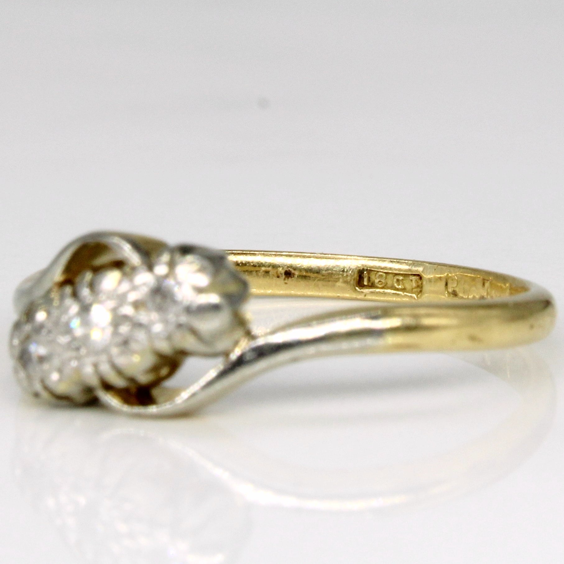 Diamond Waterfall Ring | 0.04ctw | SZ 5.5 |