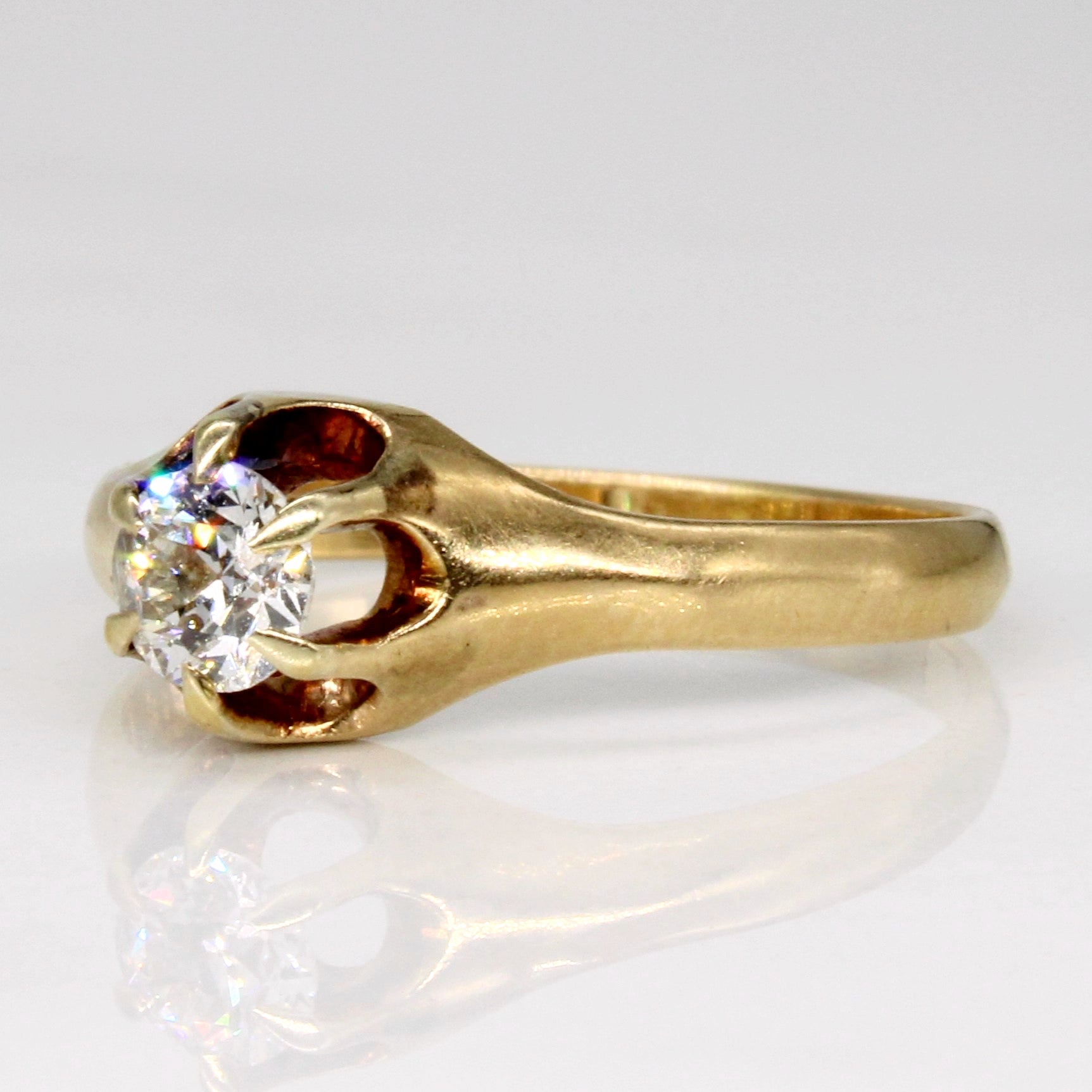 Vintage Canadian European Cut Diamond Ring | 0.30ct | SZ 6 |