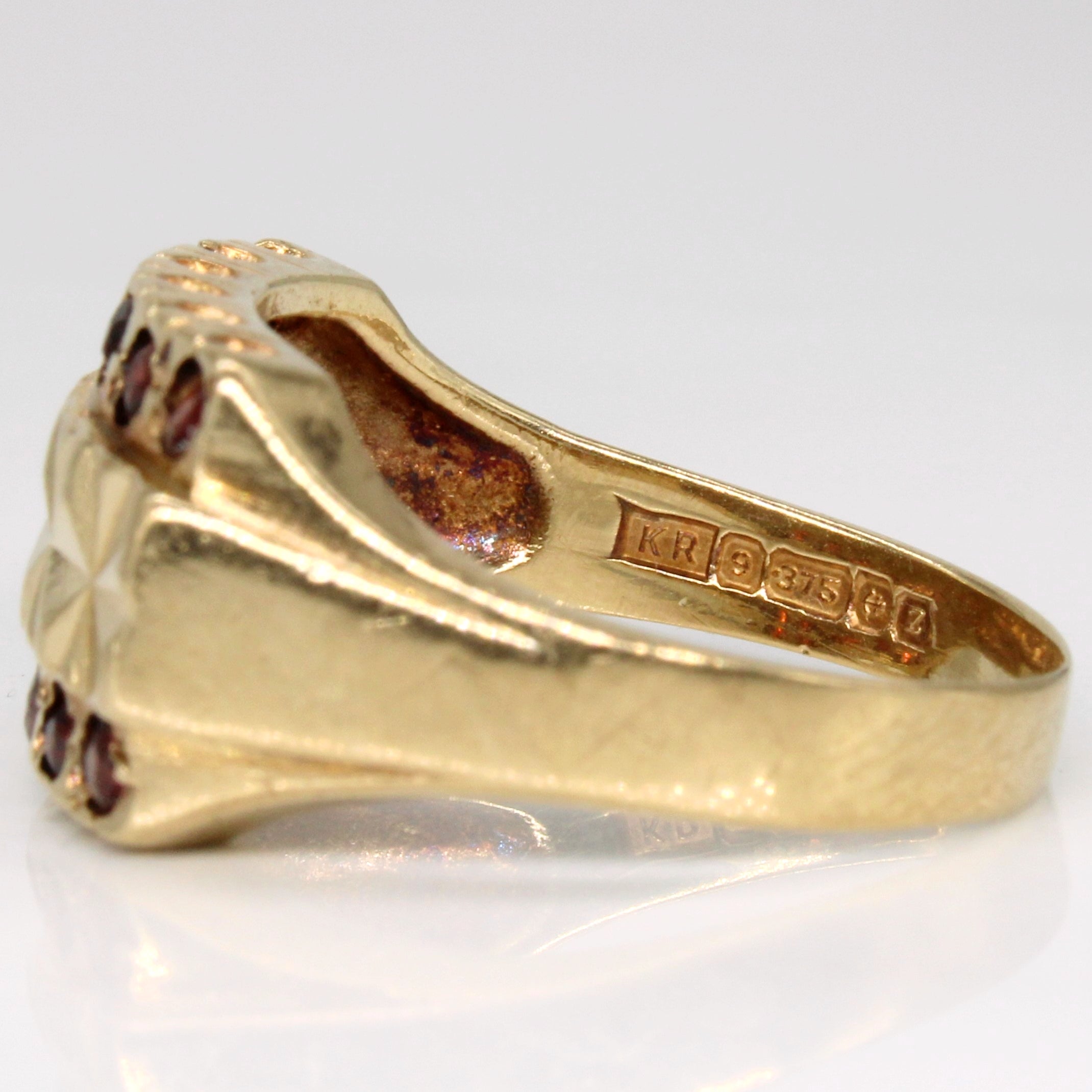 1974 Birmingham Garnet Cocktail Ring | 0.36ctw | SZ 8.75 |