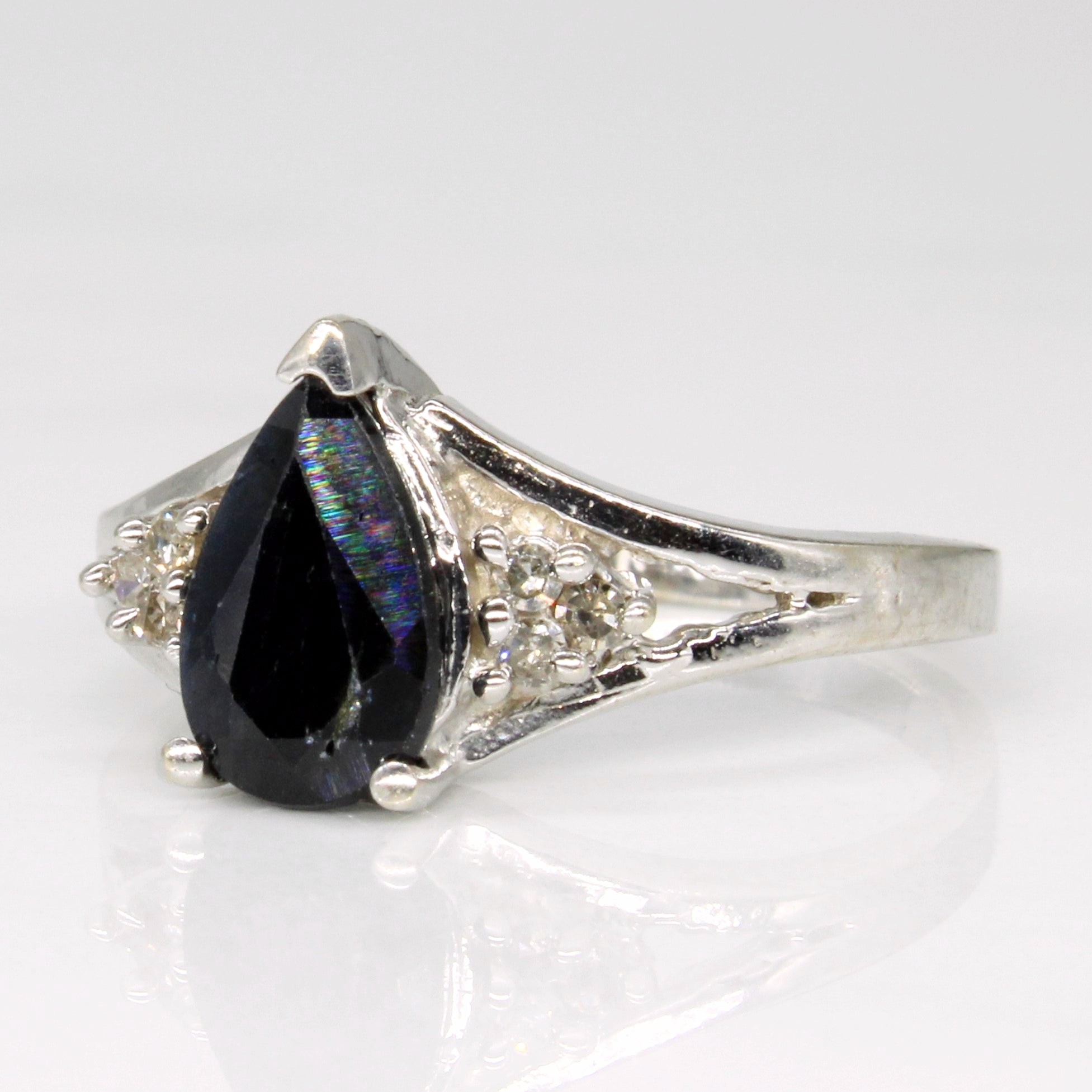 Sapphire & Diamond Cocktail Ring | 1.00ct, 0.06ctw | SZ 6.75 |