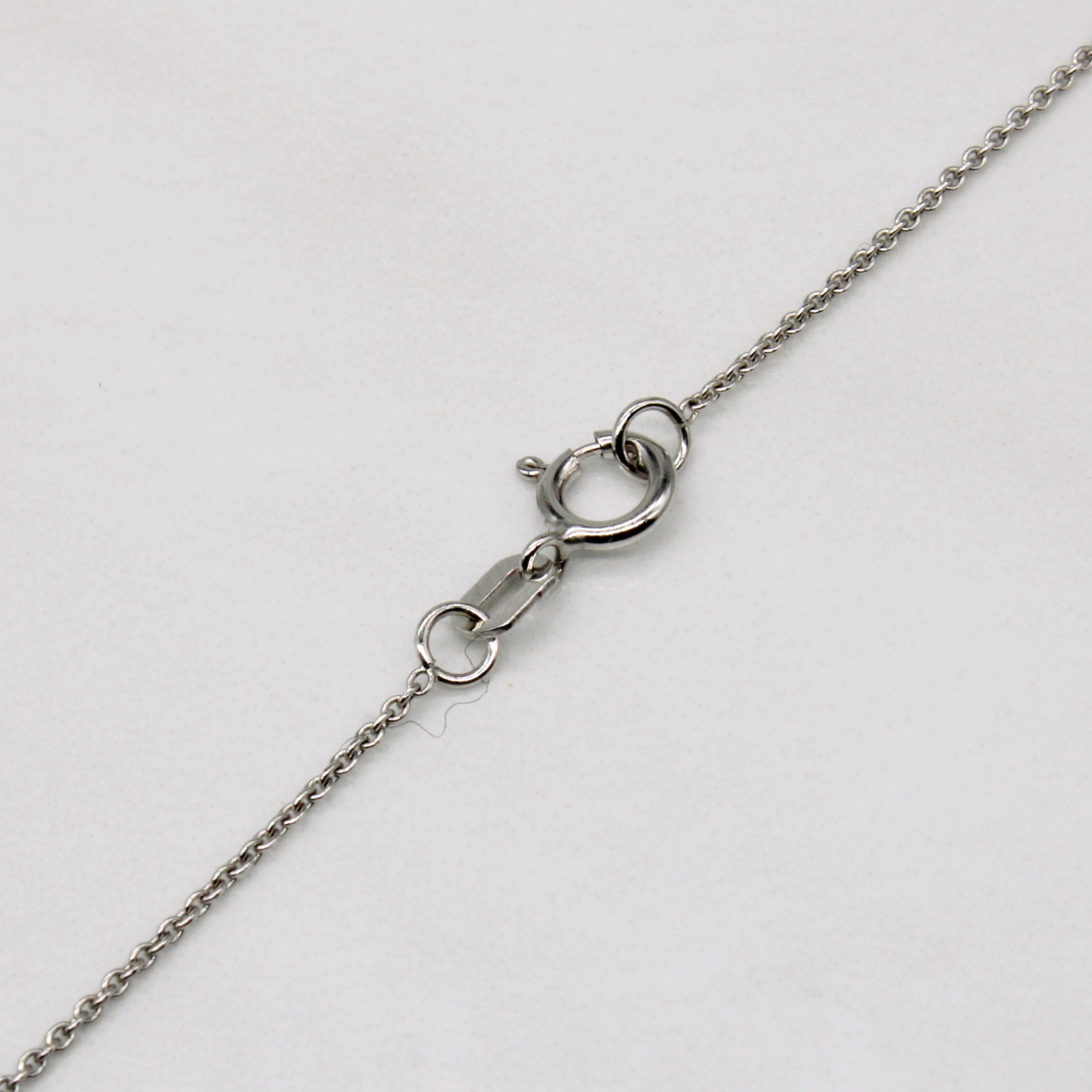 Diamond Cluster Pendant & Necklace | 0.51ctw | 20" |