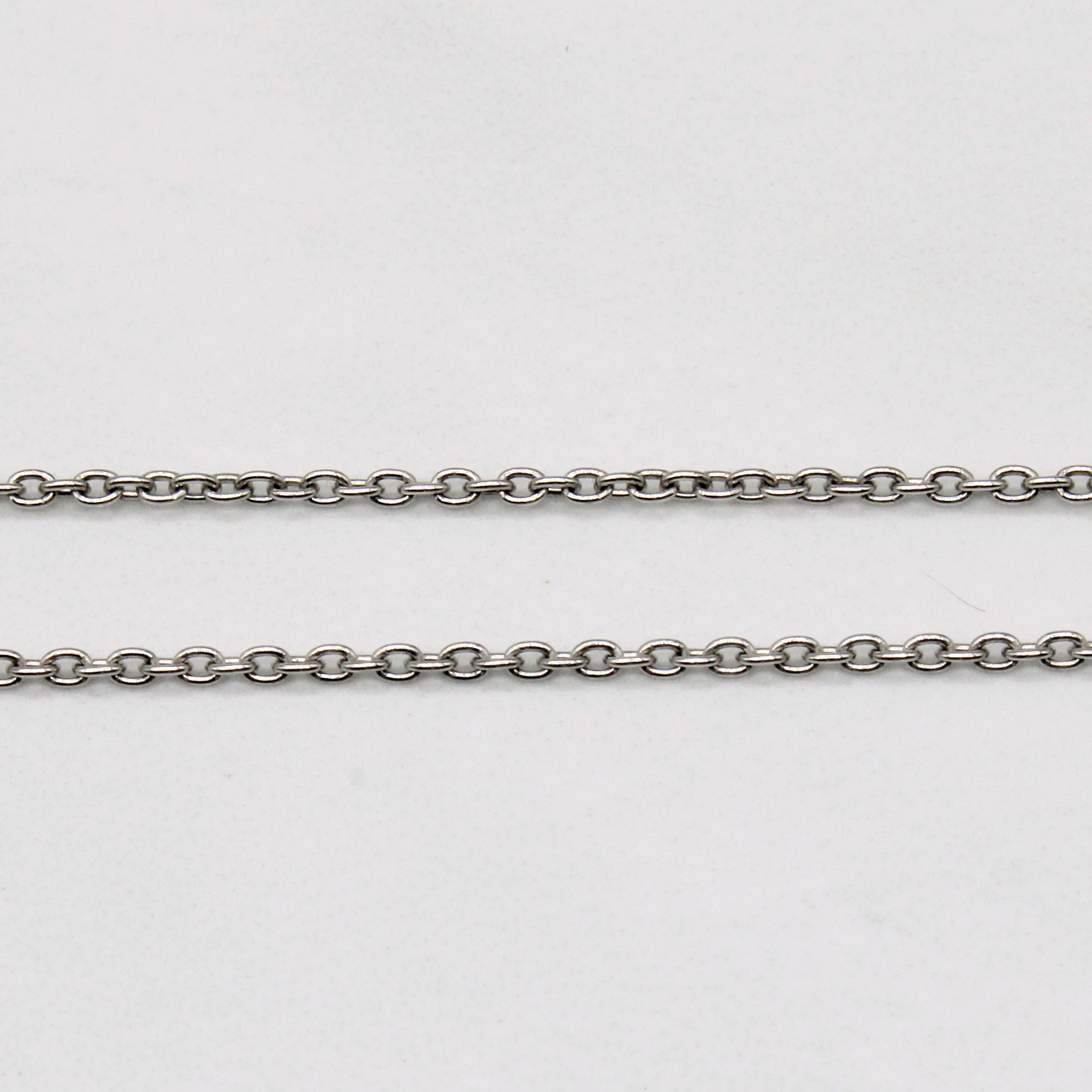 Aquamarine & Diamond Pendant Necklace | 1.76ct, 0.52ctw | 18" |