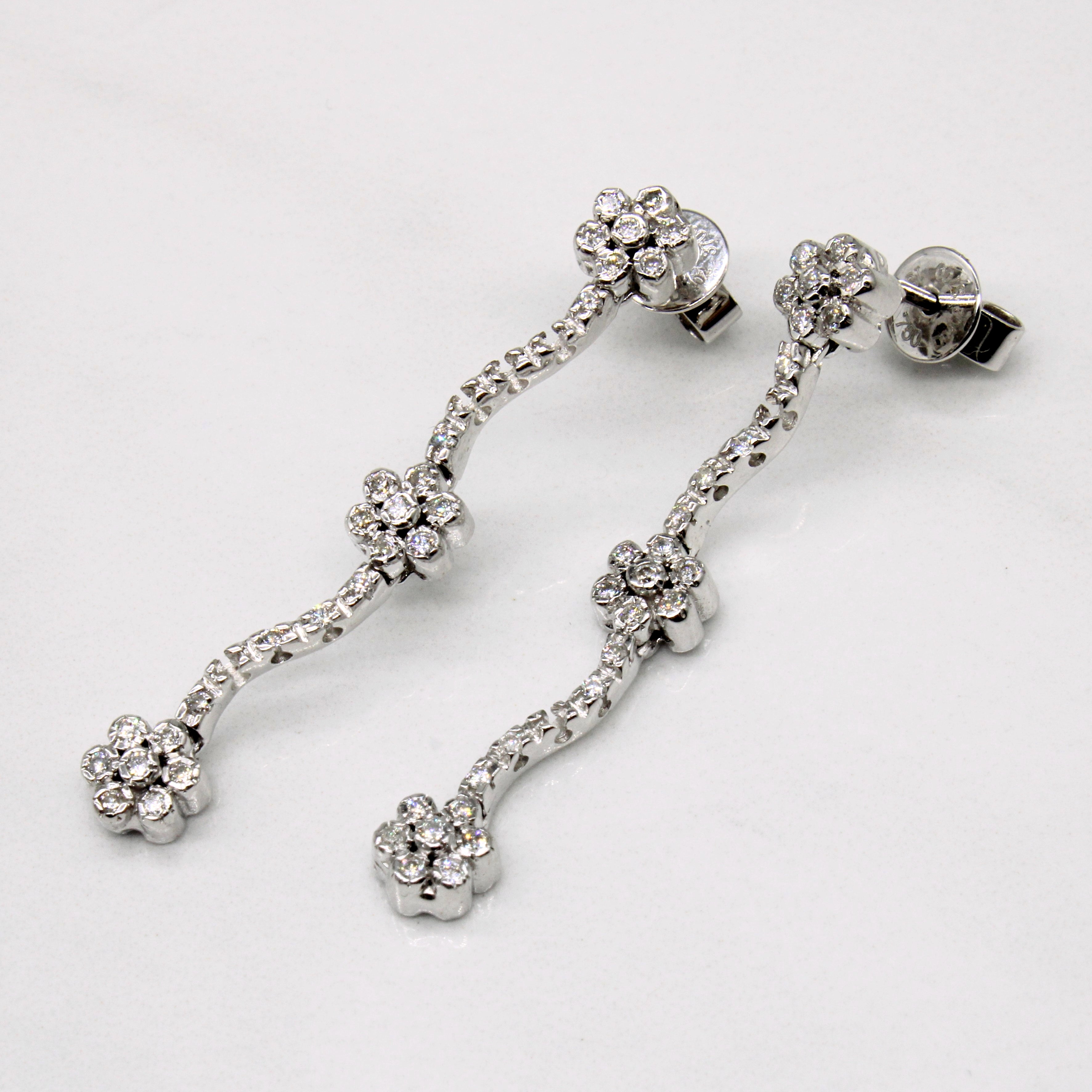 Diamond Drop Earrings | 0.40ctw |