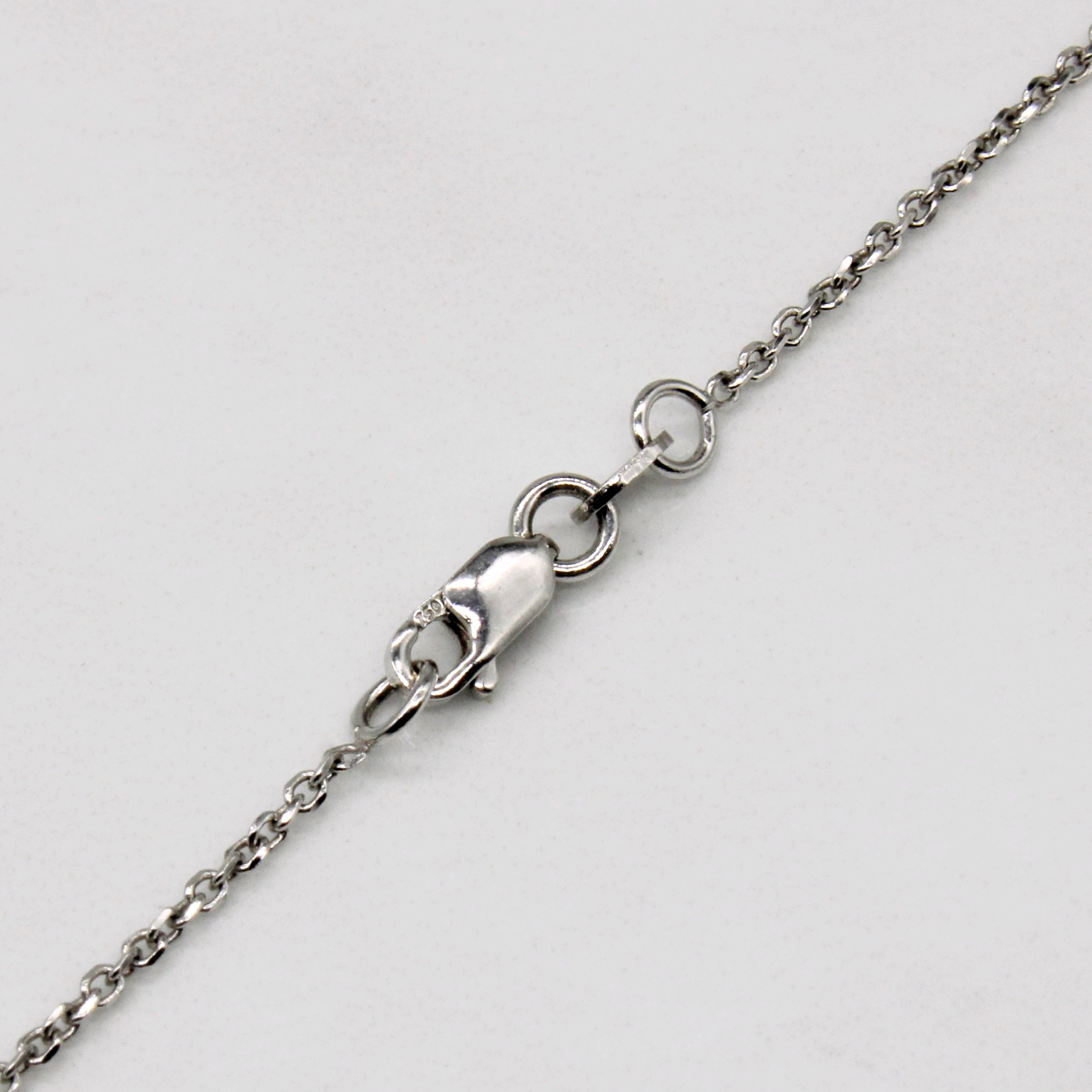 Black South Sea Pearl & Diamond Pendant & Necklace | 0.20ctw | 18" |