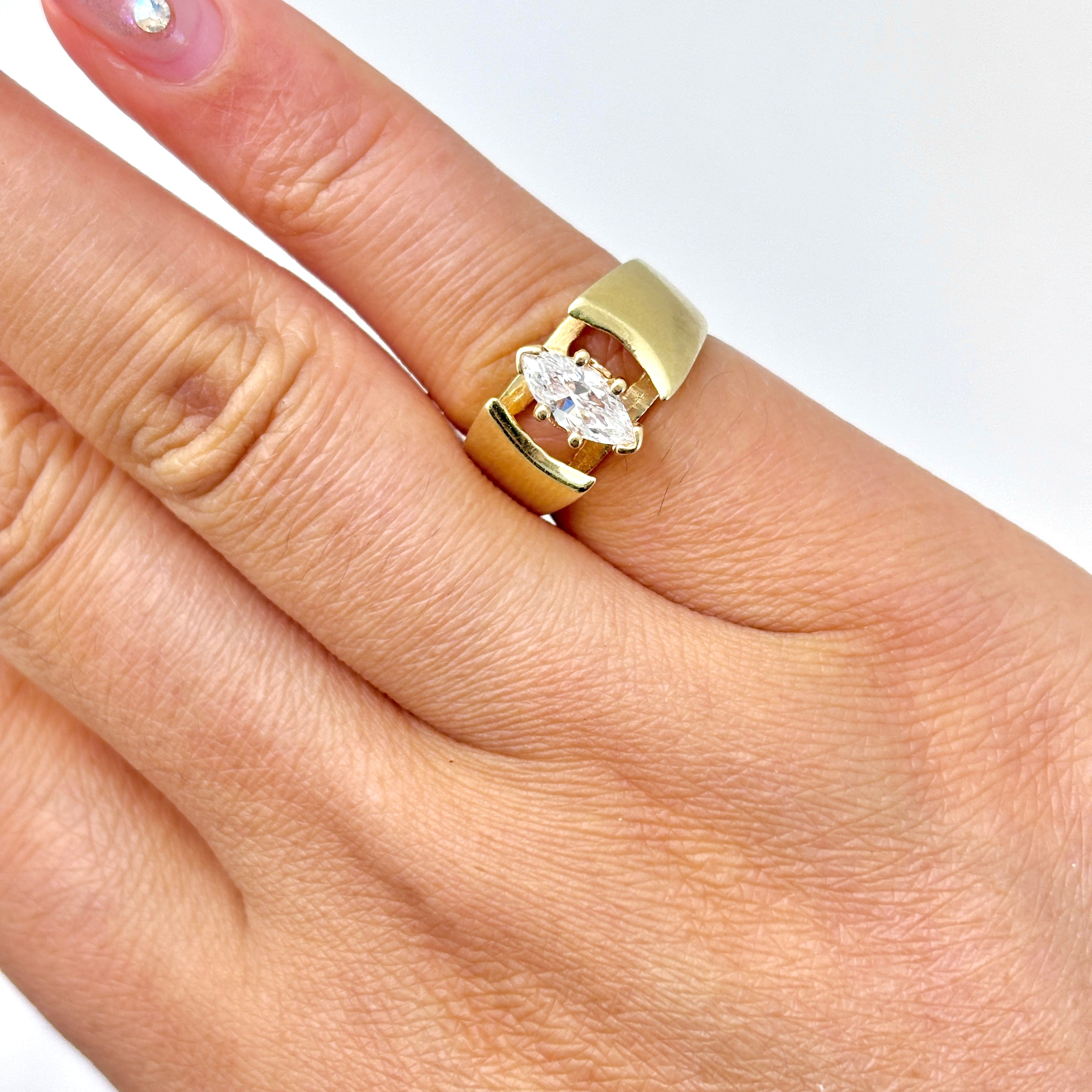 14k Yellow Gold Diamond Ring | 0.50ct | SZ 3