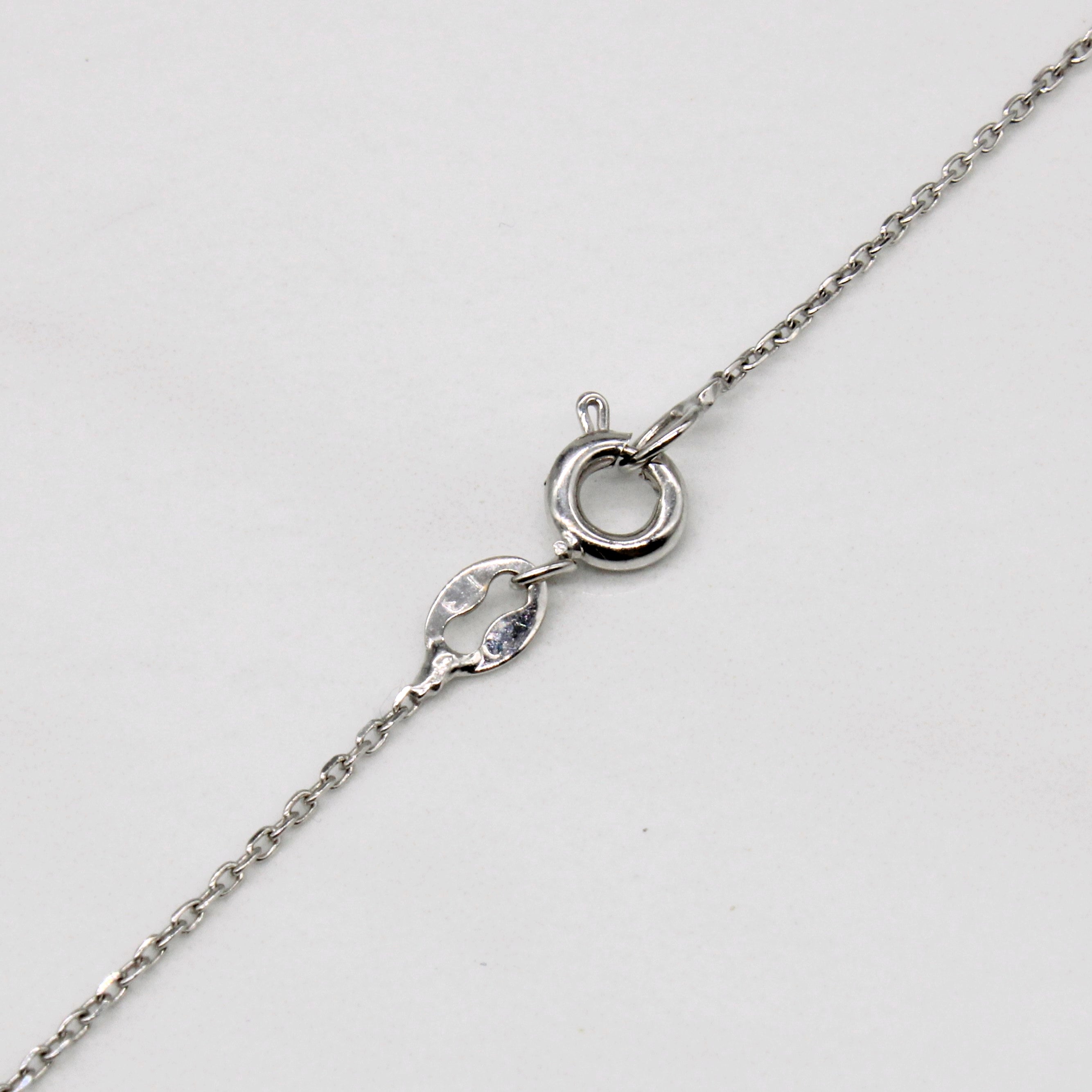 Sapphire & Diamond Pendant Necklace | 1.71ctw, 0.54ctw | 16" |