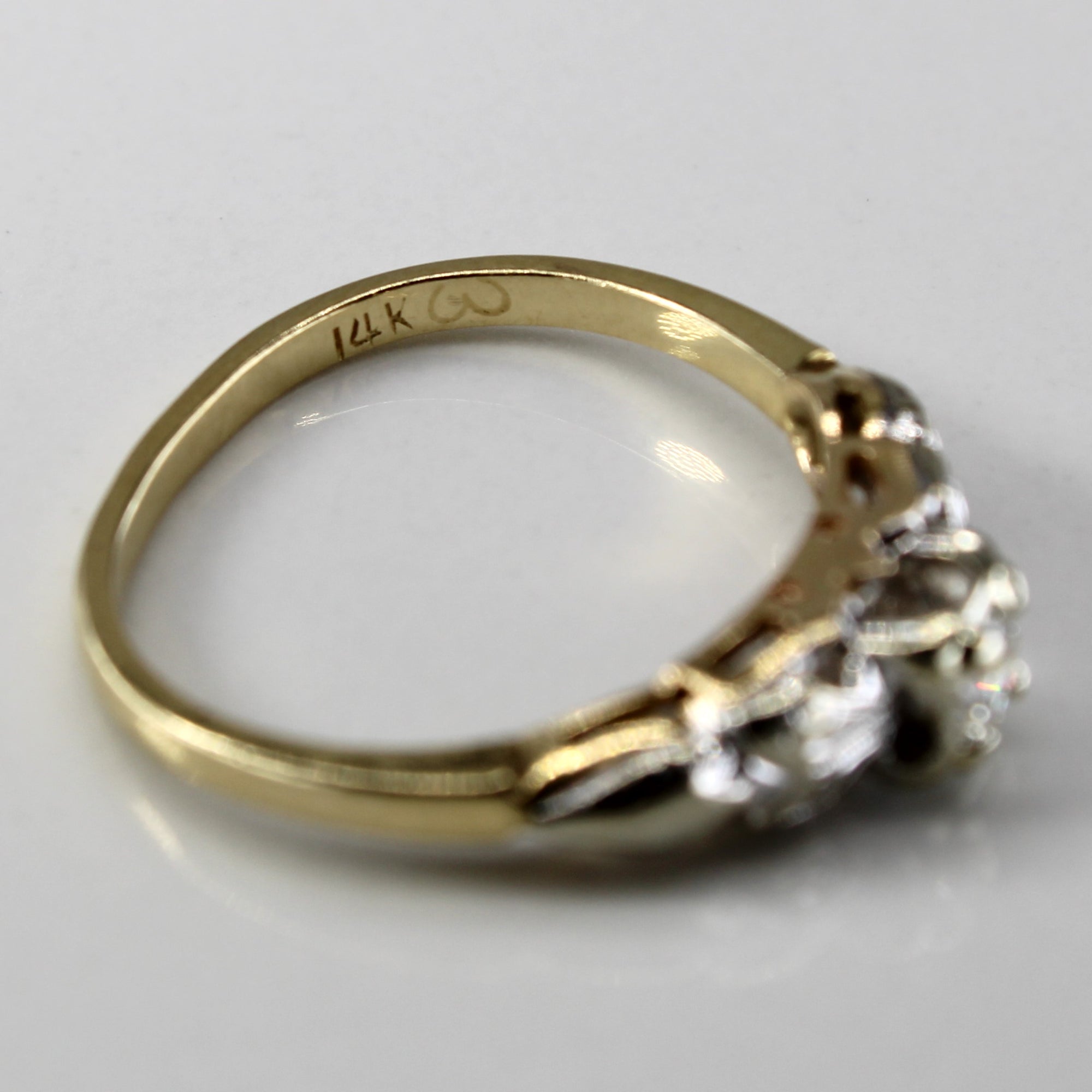 Solitaire Diamond Vintage Ring | 0.15ct | SZ 6 |