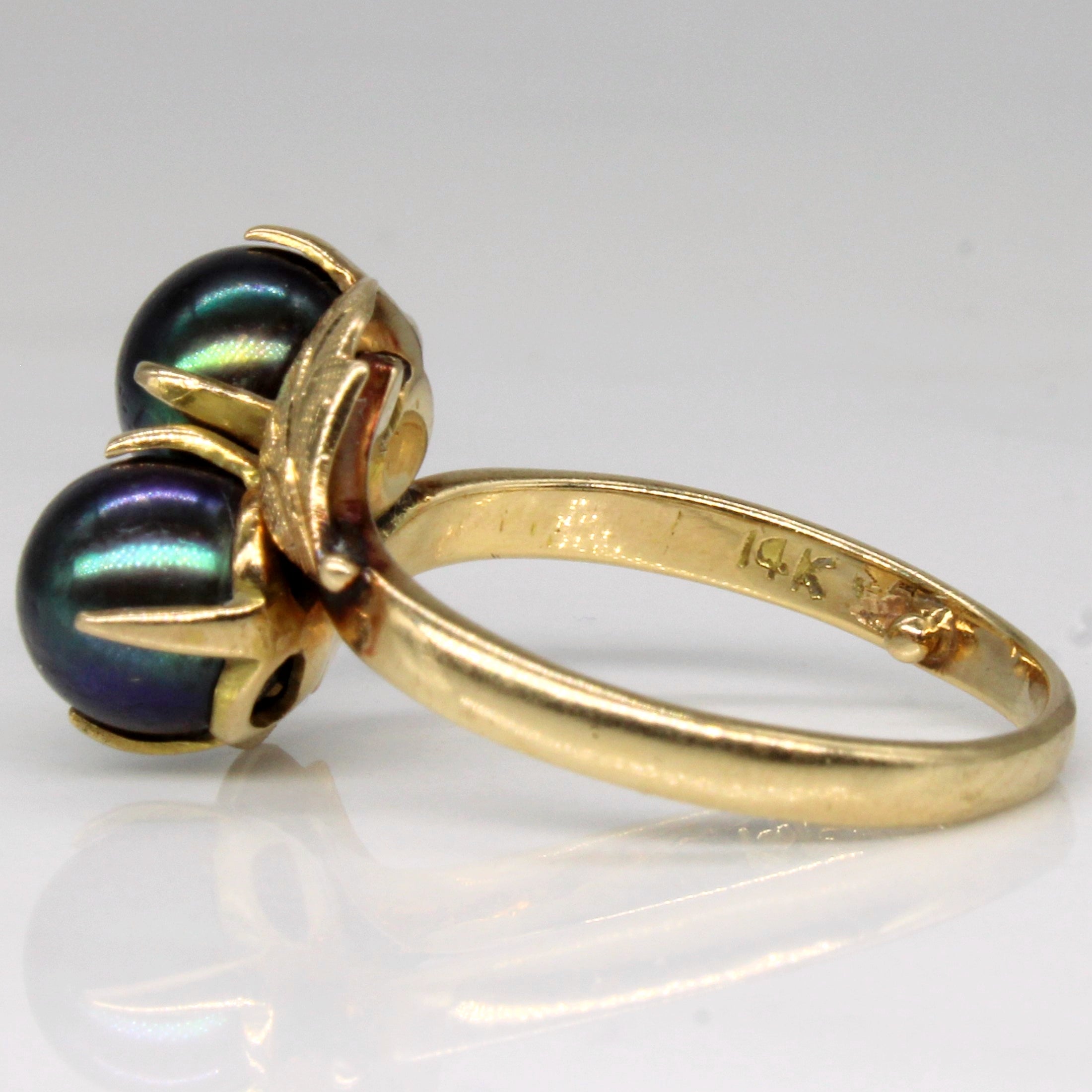 Pearl Cocktail Ring | SZ 5.75 |