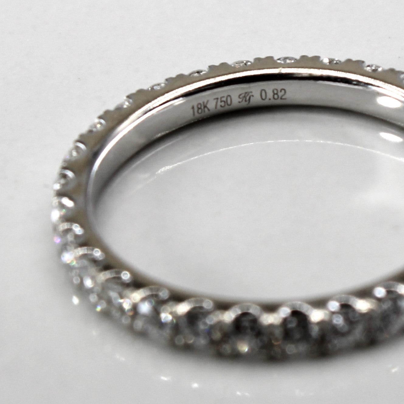 Alliance éternité en diamants | 0,82 ct | Taille 6,5 |