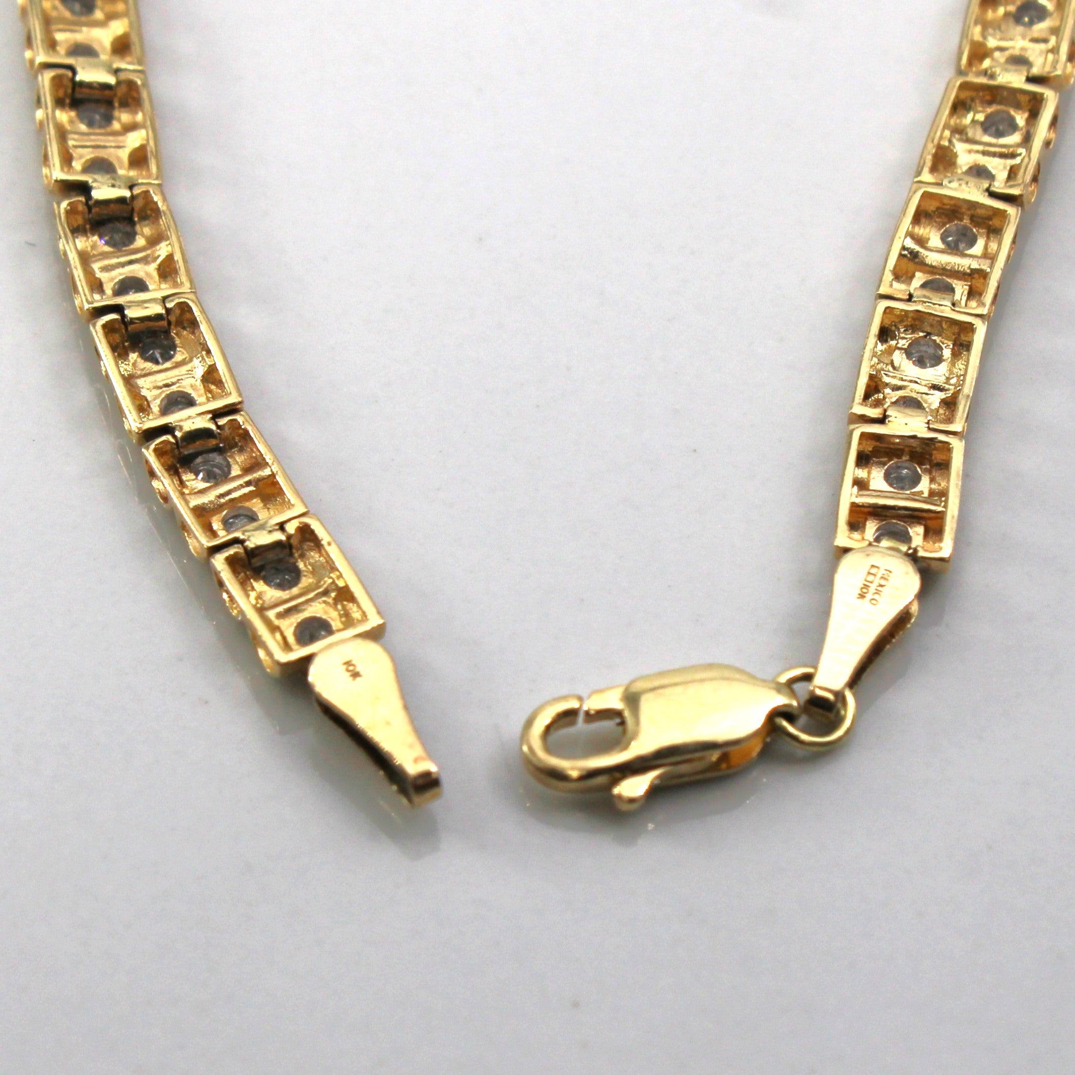 Pave Diamond Tennis Bracelet | 0.68ctw | 7"|
