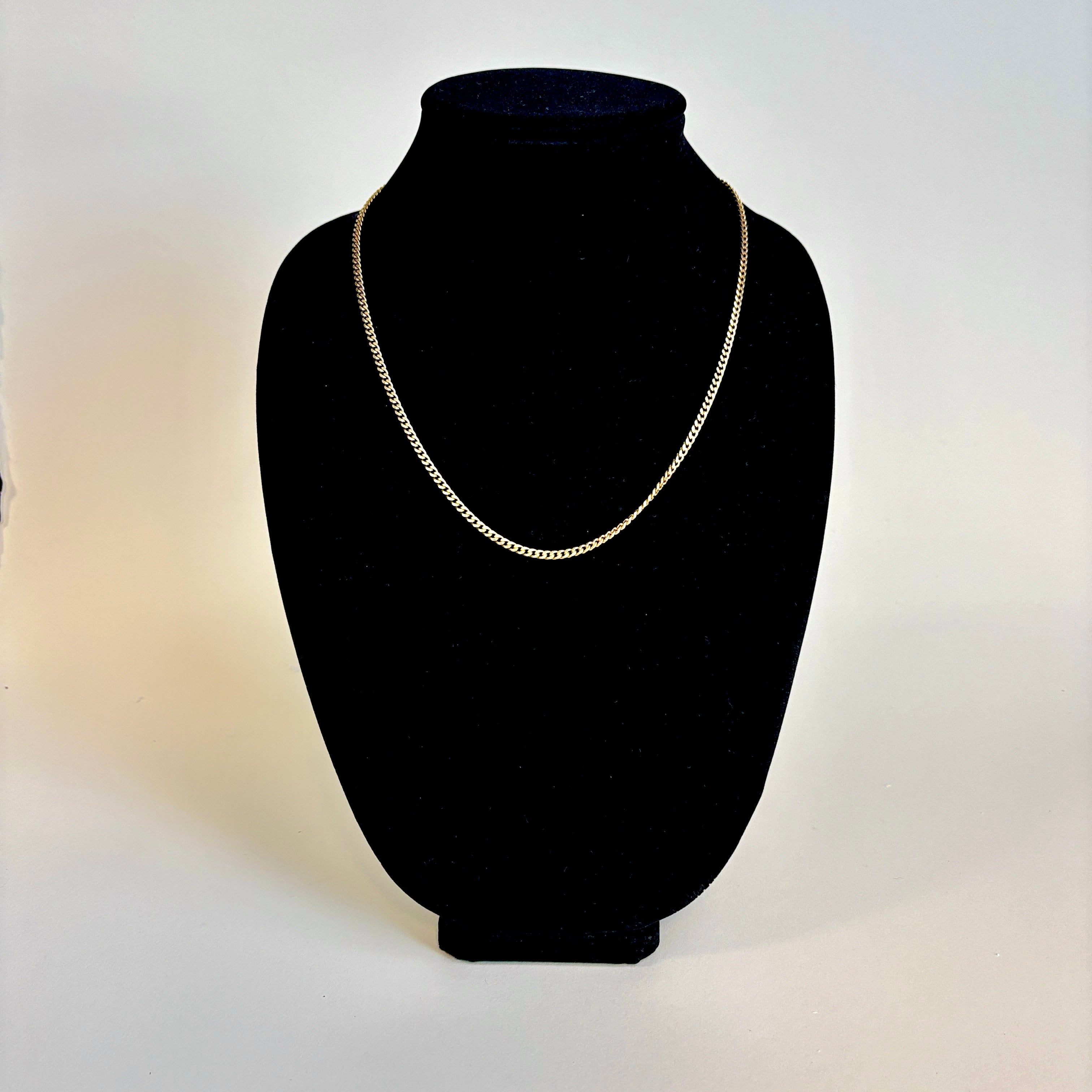 Chaîne cubaine en or jaune 18 carats | 53 cm