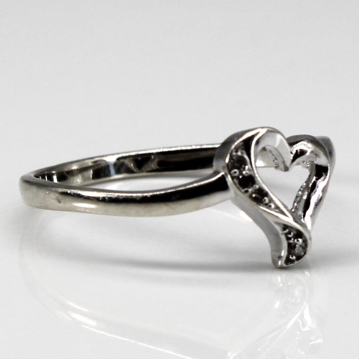 Diamond Heart Ring | 0.02ctw | SZ 7.75 |