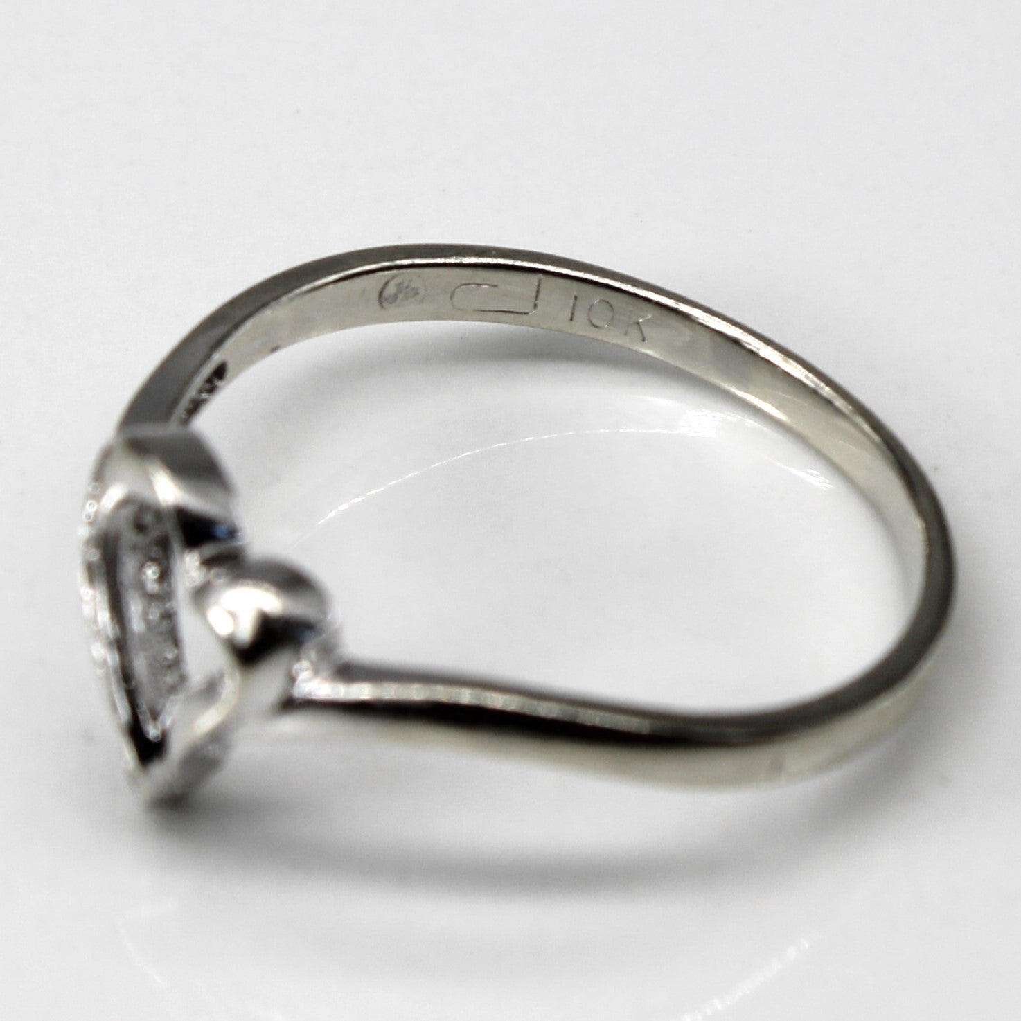 Diamond Heart Ring | 0.02ctw | SZ 7.75 |