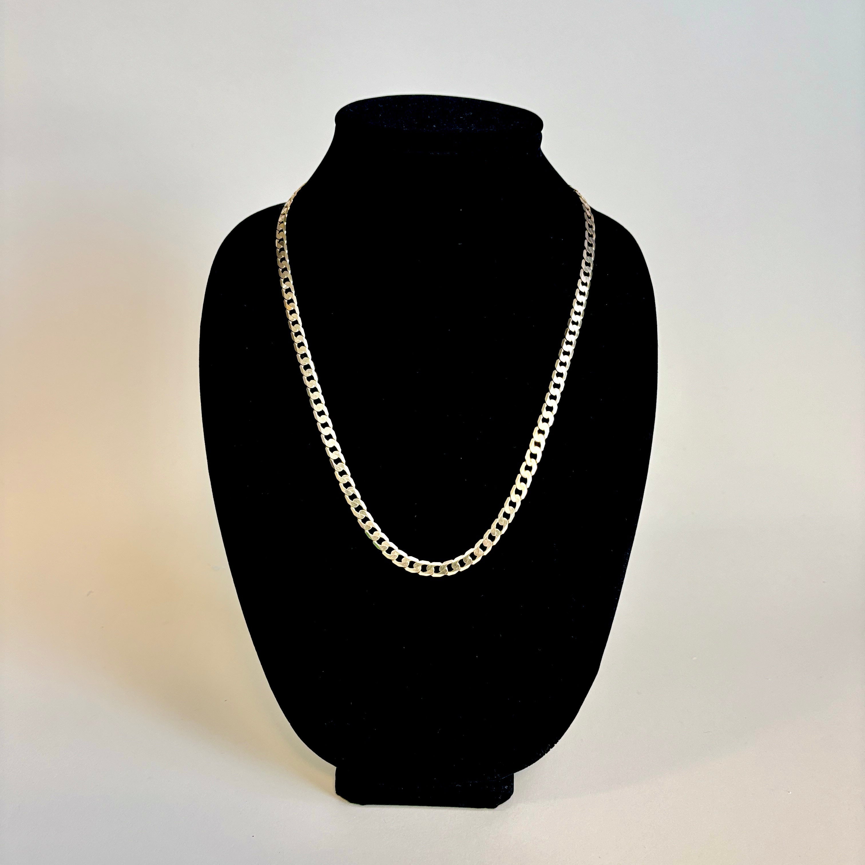 Italian 10k Yellow Gold Cuban Link Chain | 24"