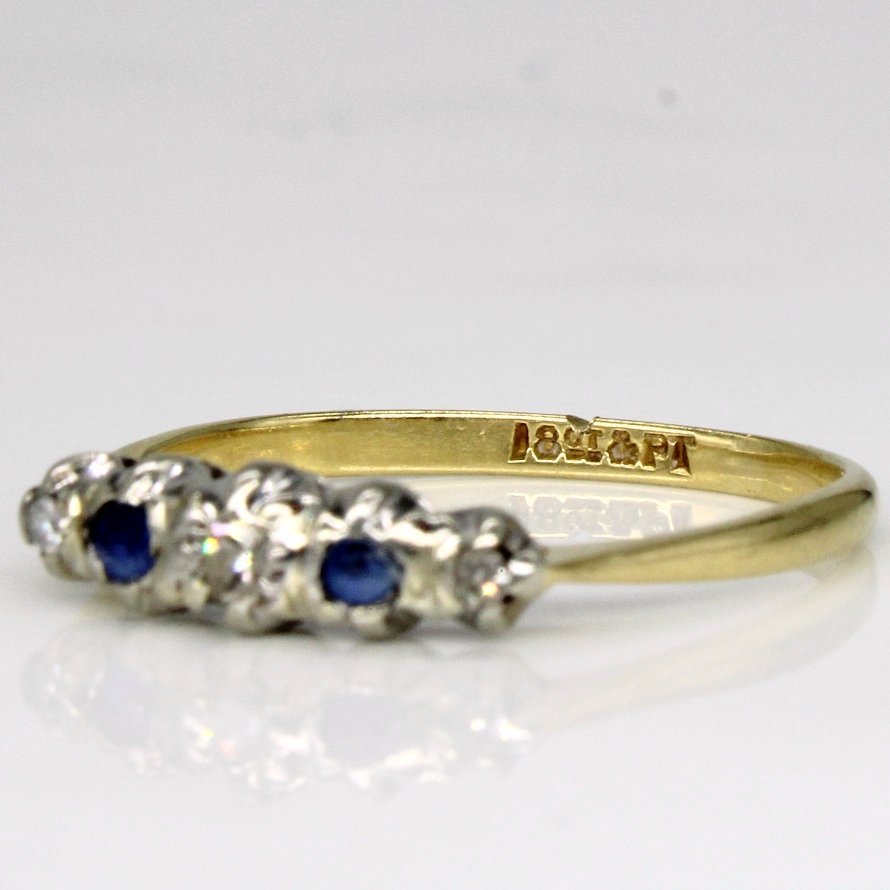 Sapphire & Diamond Ring | 0.07ctw, 0.05ctw | SZ 6.25 |