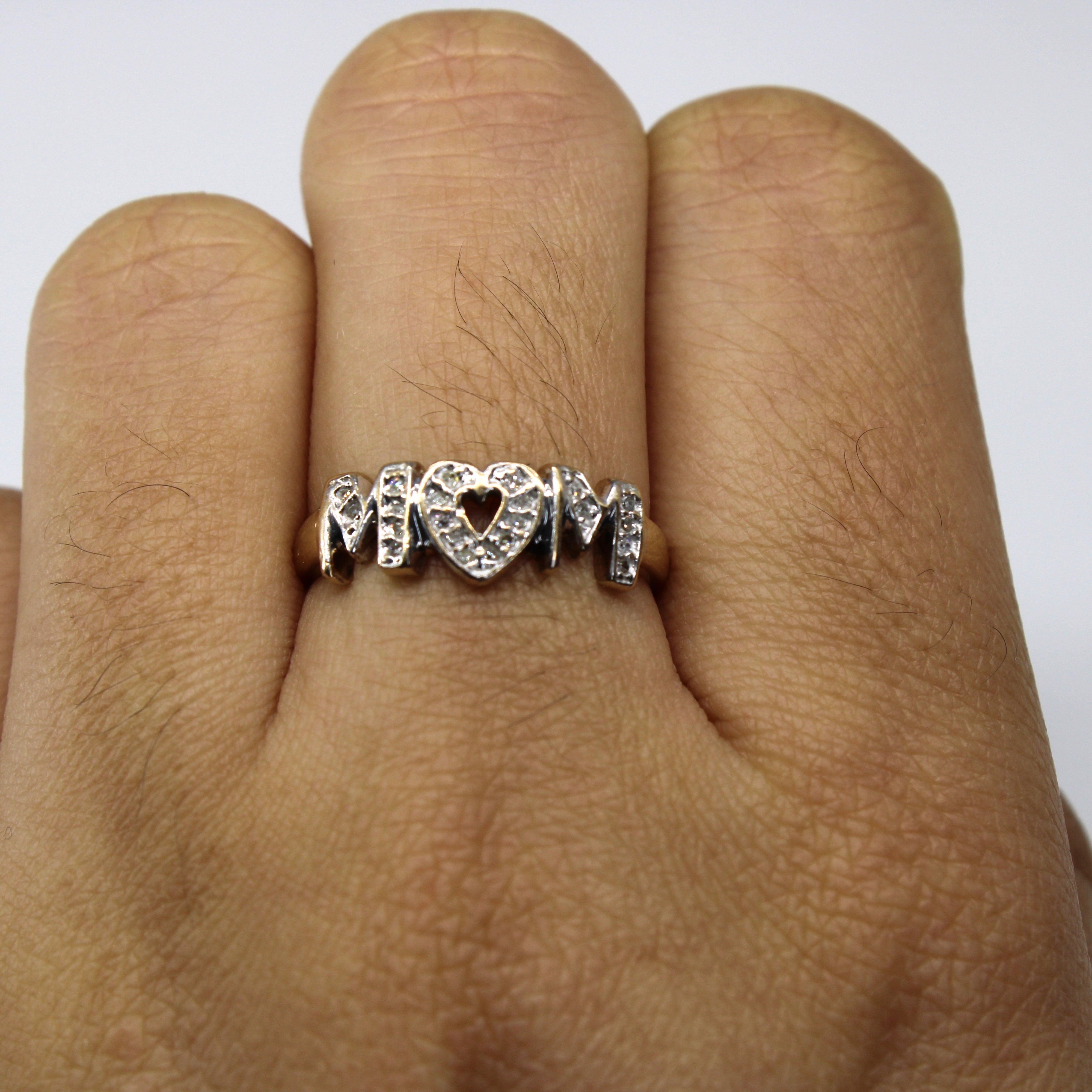 Bague Maman Diamant | 0,10 ct | Taille 7 |