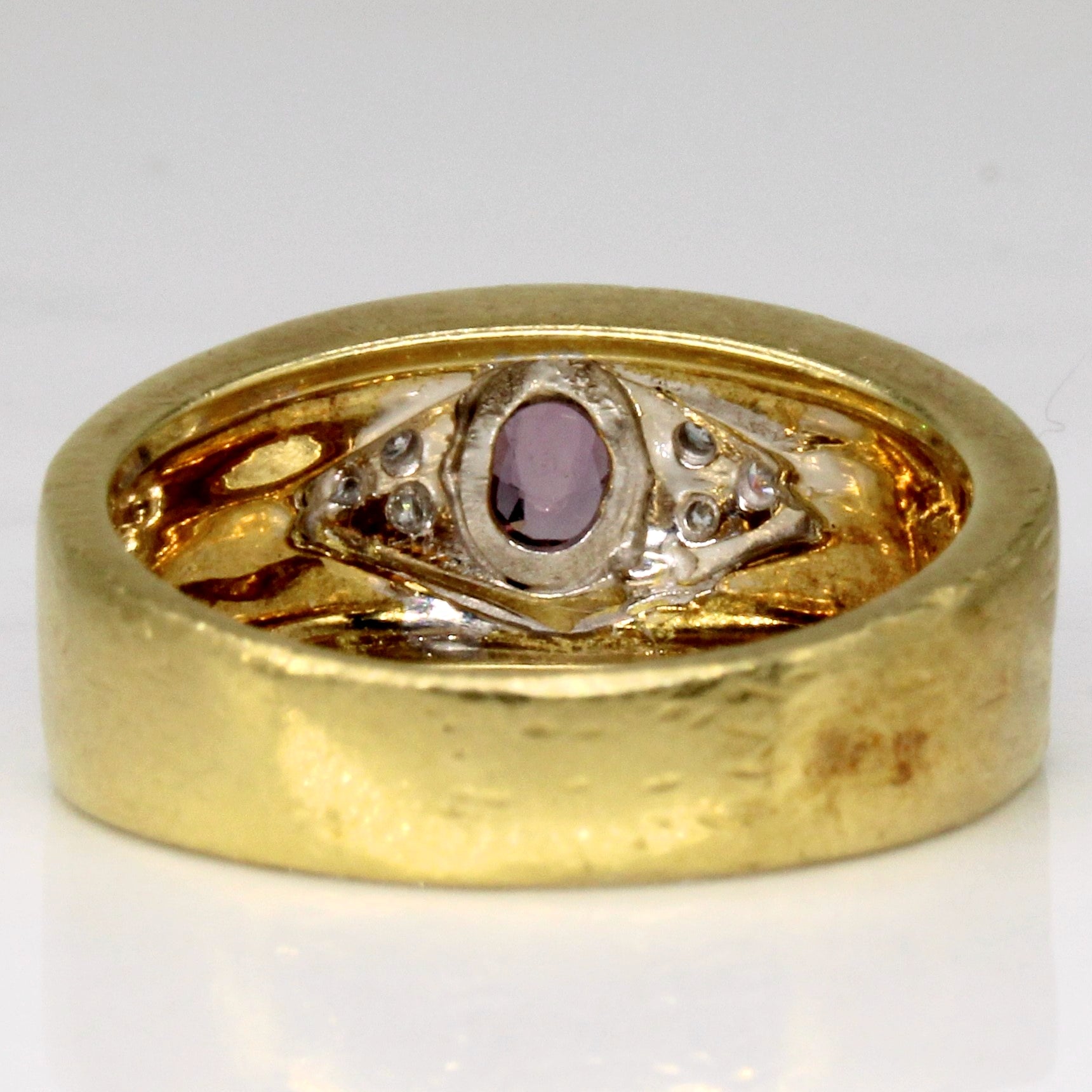 Pink Sapphire & Diamond Ring | 0.16ct, 0.03ctw | SZ 7 |