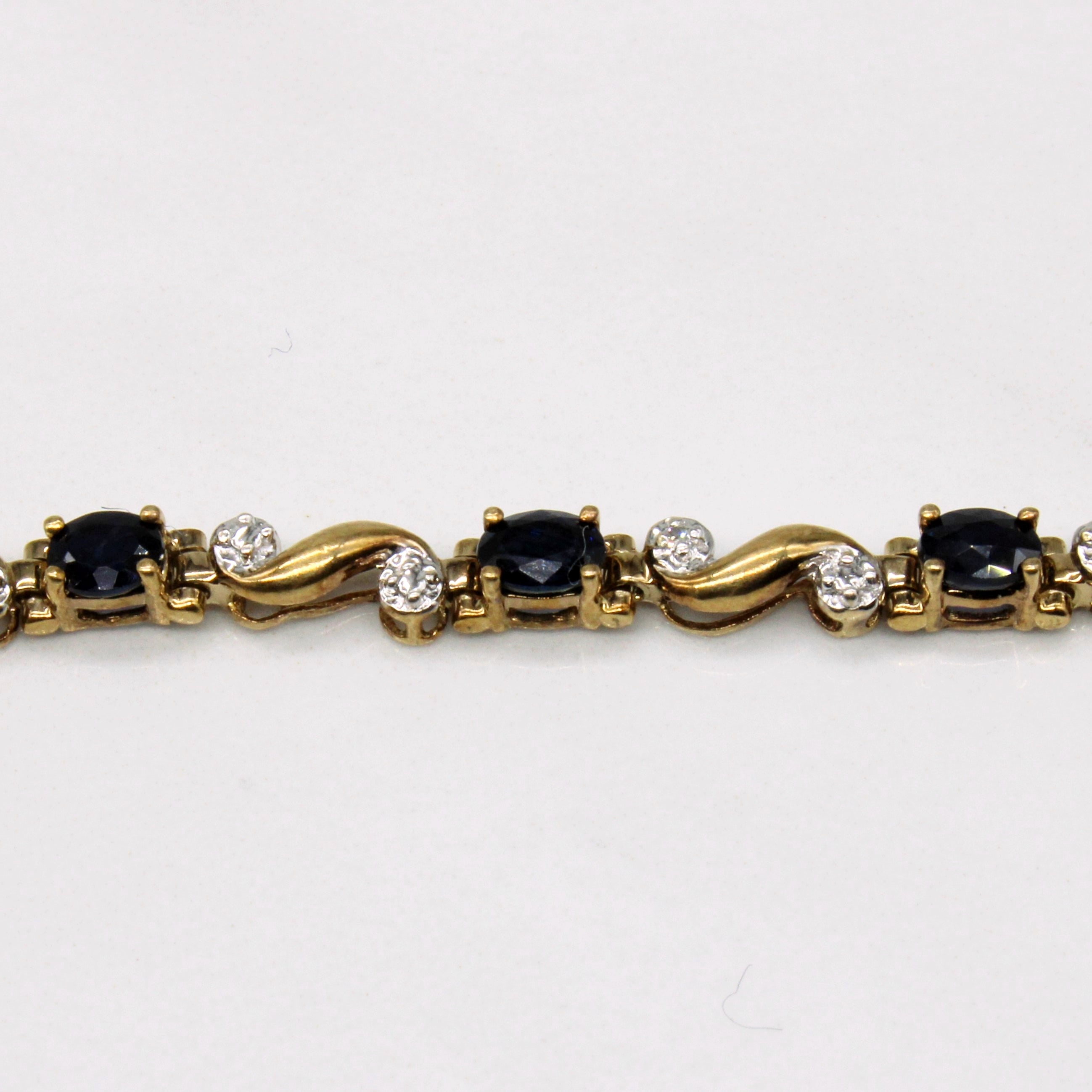 Sapphire & Diamond Bracelet | 2.42ctw | 7" |