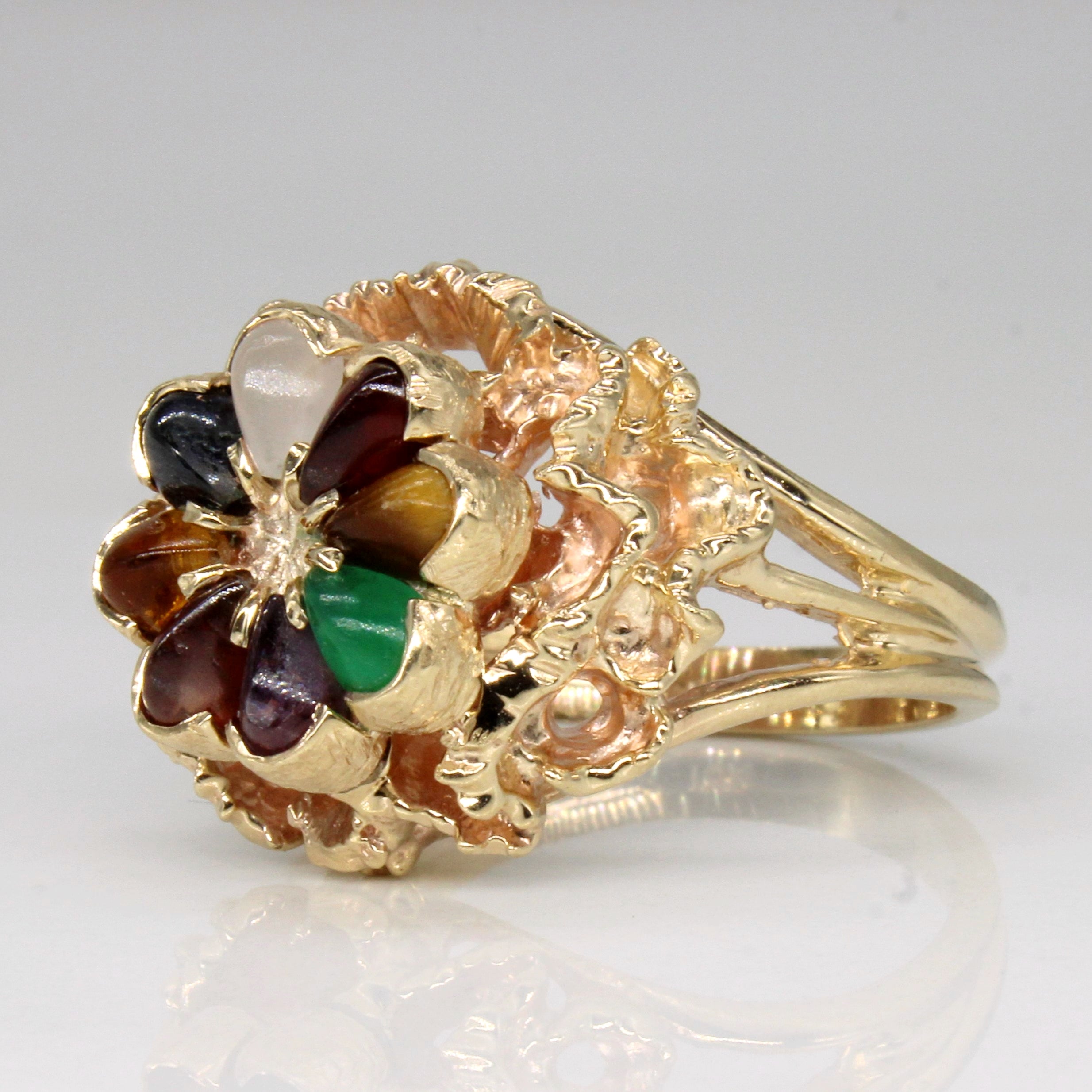 Multi Gem Cocktail Ring | 2.00ctw | SZ 8.75 |